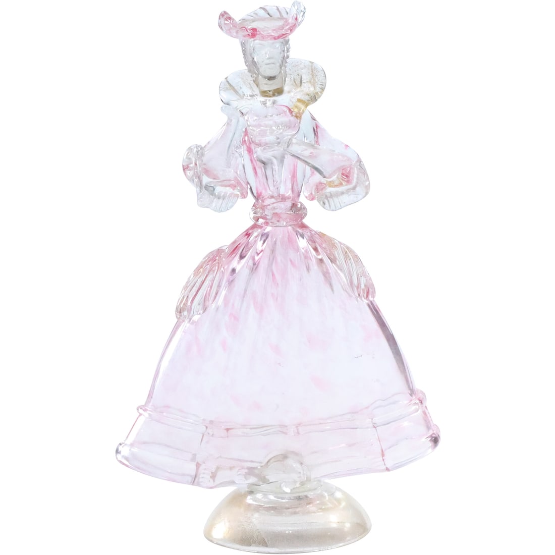 Vintage Venetian Art Glass Fashion Woman Figure Sculpture 12 inches height (1 of 20)