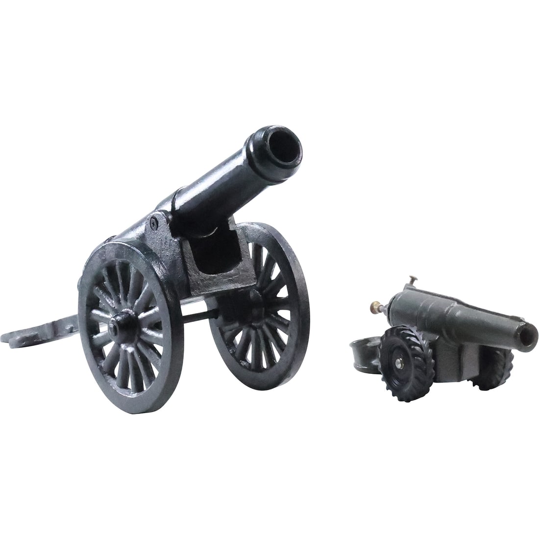 2 Toy Cannons in Cast Metal 9 in. length and 17 in. length (1 of 20)