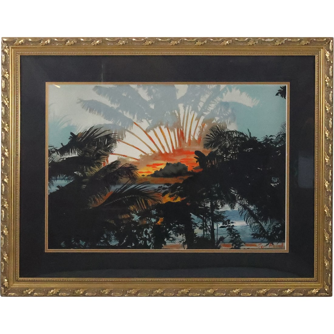 Ian Hornak, 1944-2002 American, "SUNBURST" Mixed Media Acrylic Over Lithograph, COA on verso (1 of 20)
