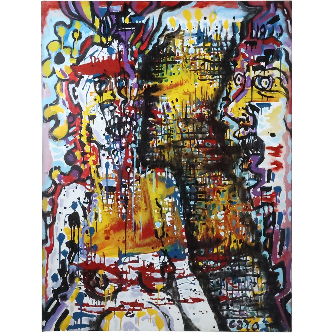 Bob Cato, American, Oil on Canvas Painting, Abstract Nude, Signed: Cato: Bob Cato, American, Oil on Canvas Painting, Abstract Nude, Signed: Cato. Well Listed American Artist. size: 48 x 36 ; ASKart: Bob Cato (1923 - 1999) was active/lived in Illinois, New York. Bob Cato is