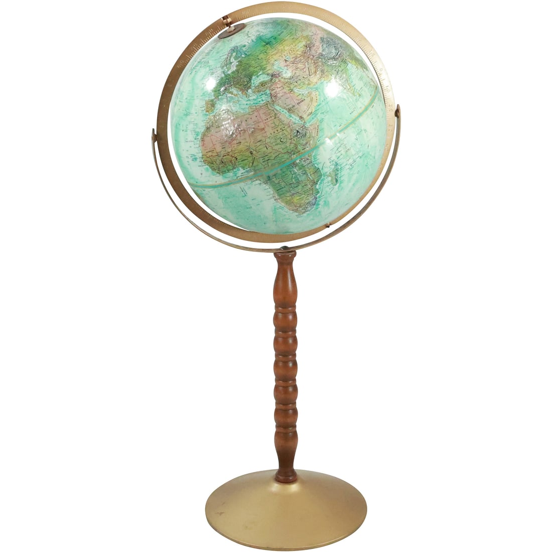 World Globe on Axis Mounted on Tall Base: Replogle "World Ocean Series" 31.5 in. height (1 of 20)