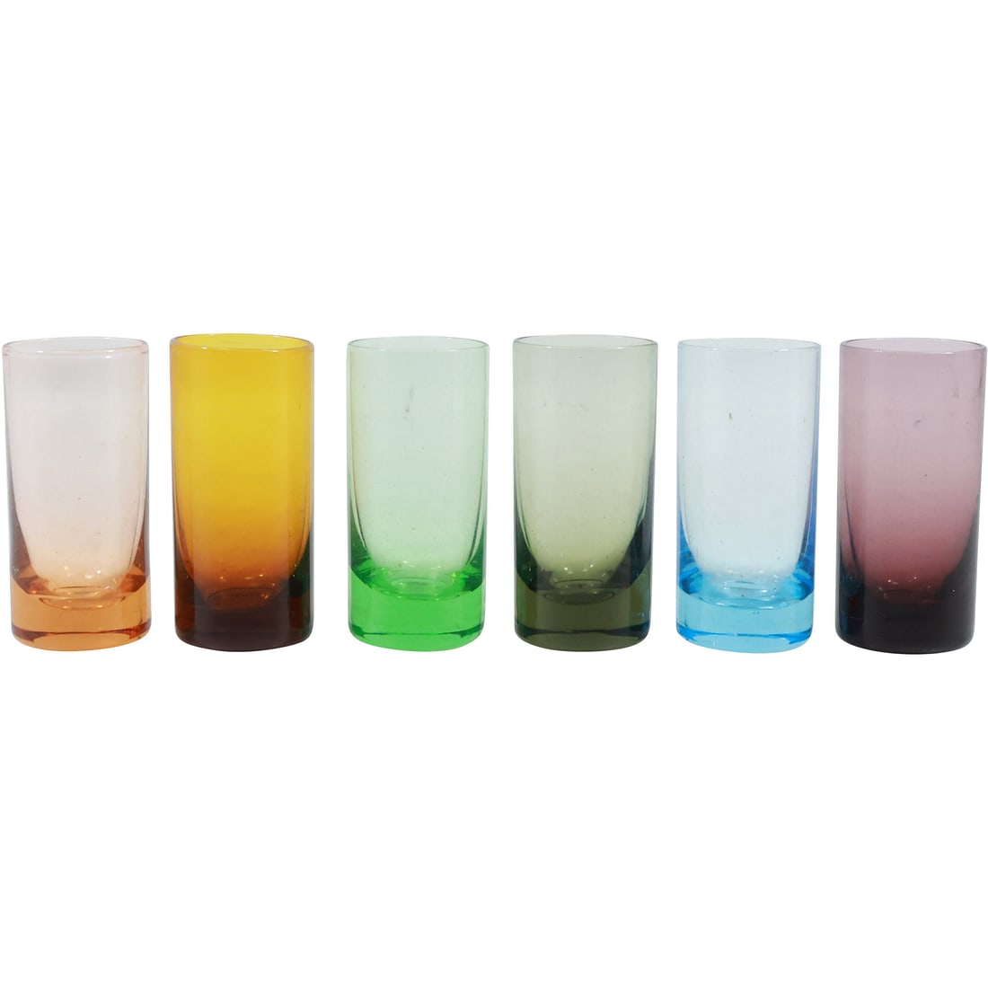 Set of 6 Multi Colors Shot Glasses - Barware (1 of 17)