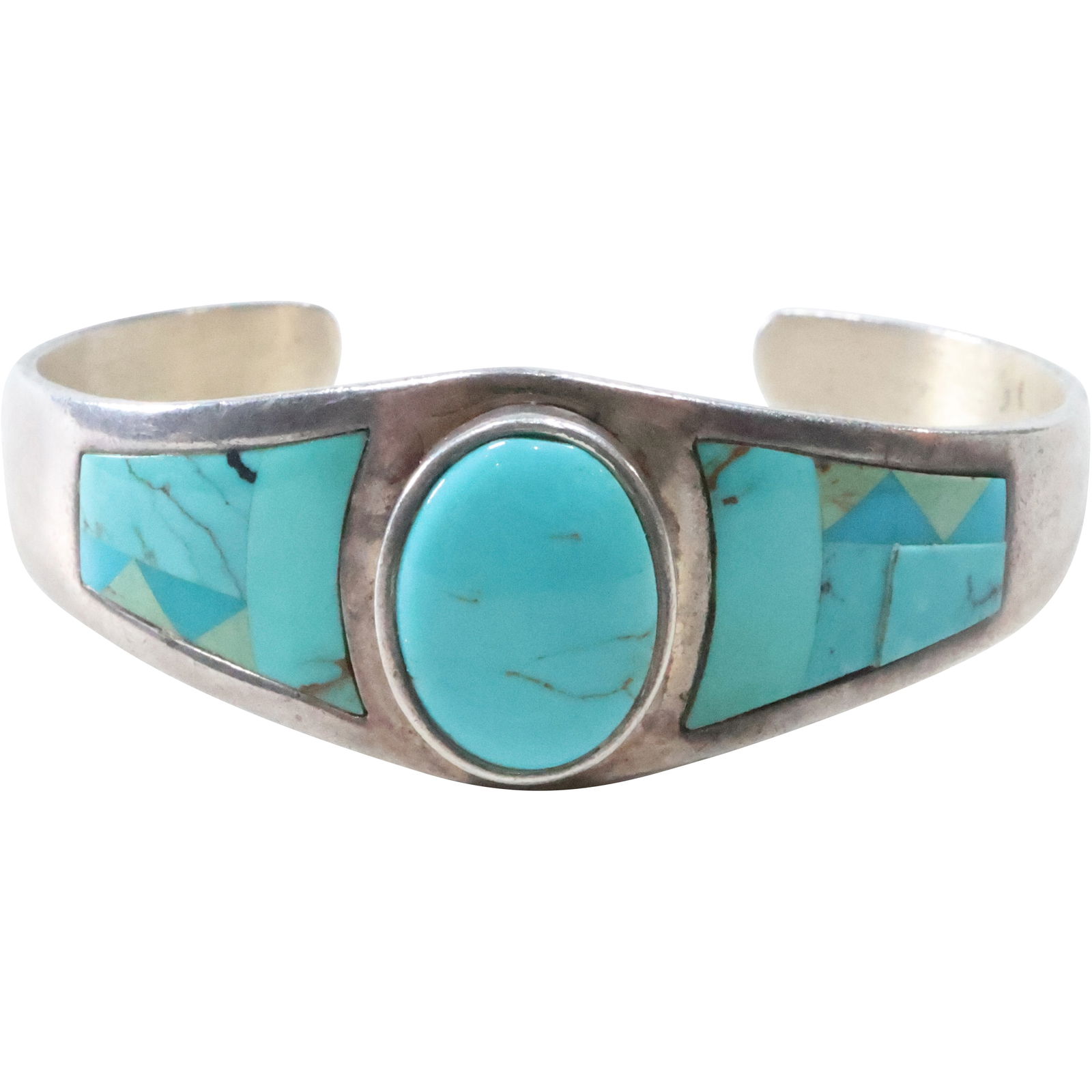 DTR Desert Rose JAY KING .925 Sterling Silver with Turquoise weighs 37.1 grams total weight (1 of 13)