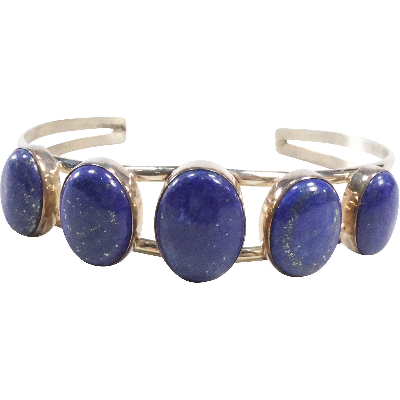DTR .925 Sterling Silver Jay King American Indian Navajo Lapis Lazuli Cuff Bracelet 2 1/4 in. (1 of 15)