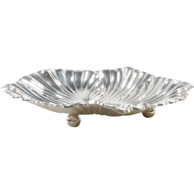 Sterling Silver 3-Footed Shallow Nut Dish 5 1.2 in. diameter, weighs 64.5 grams