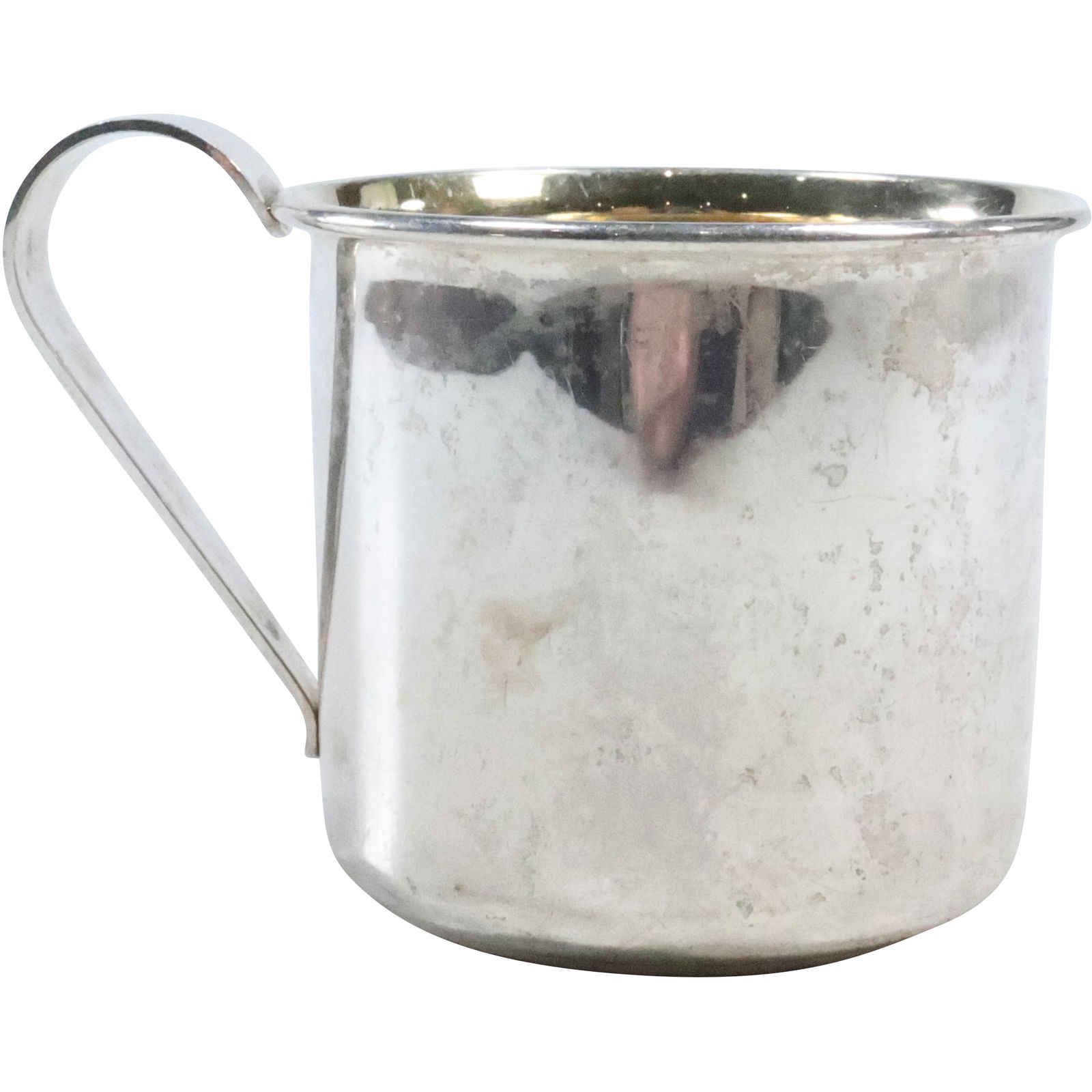 Sterling Silver Handled Cup marked "Web" Sterling 1 1/4 in. x 3 in. (1 of 14)