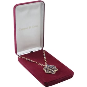 New in Case "Camrose & Kross" Costume Jewelry Necklace 30 in. x 2 in. x 2 in.