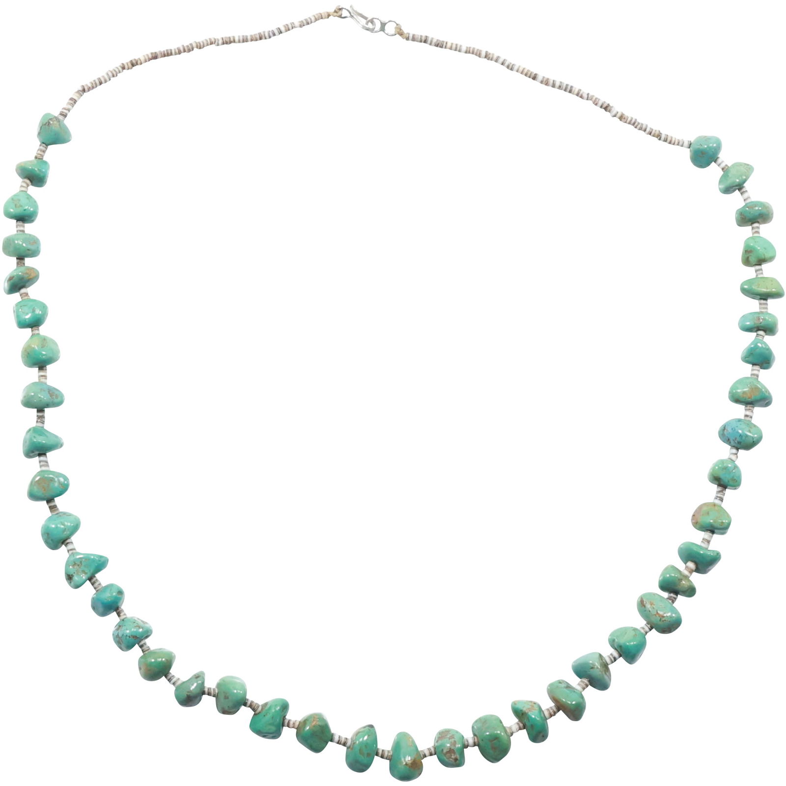 Highly Polished Turquoise Stones Necklace with Other Natural Stone Beads 28 in. x 5/8 in. (1 of 16)