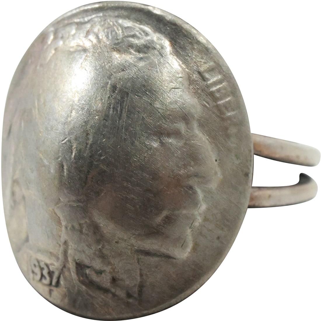 Indian Head Ring Size 9 , 3/4 in. x 7/8 in. (1 of 16)