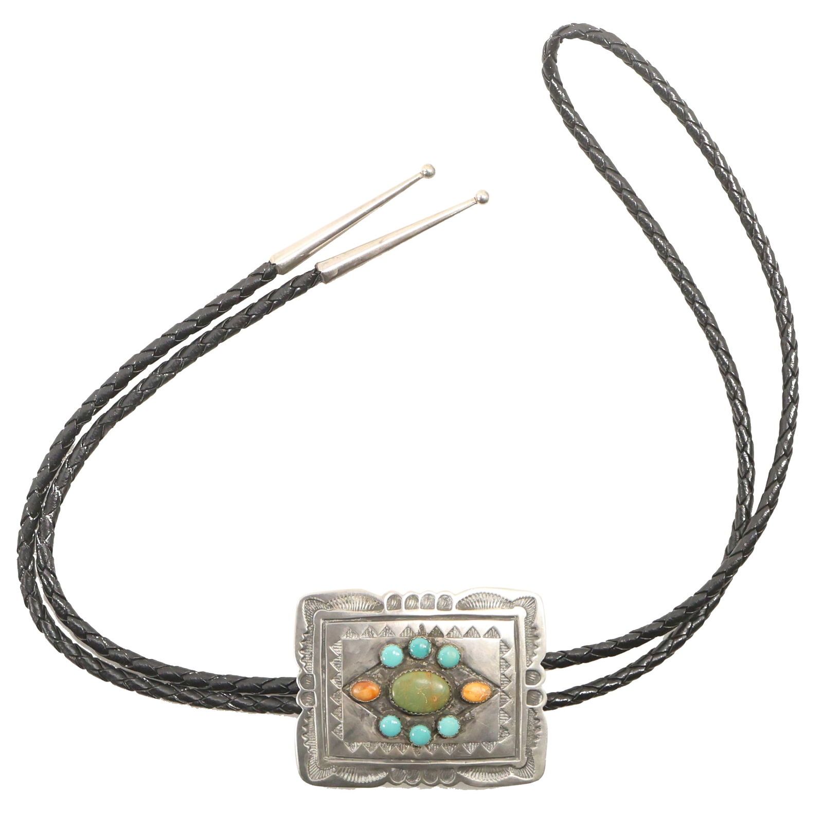 Herbert Cayatineto Navajo Bolo Tie Sterling Silver (1 of 15)