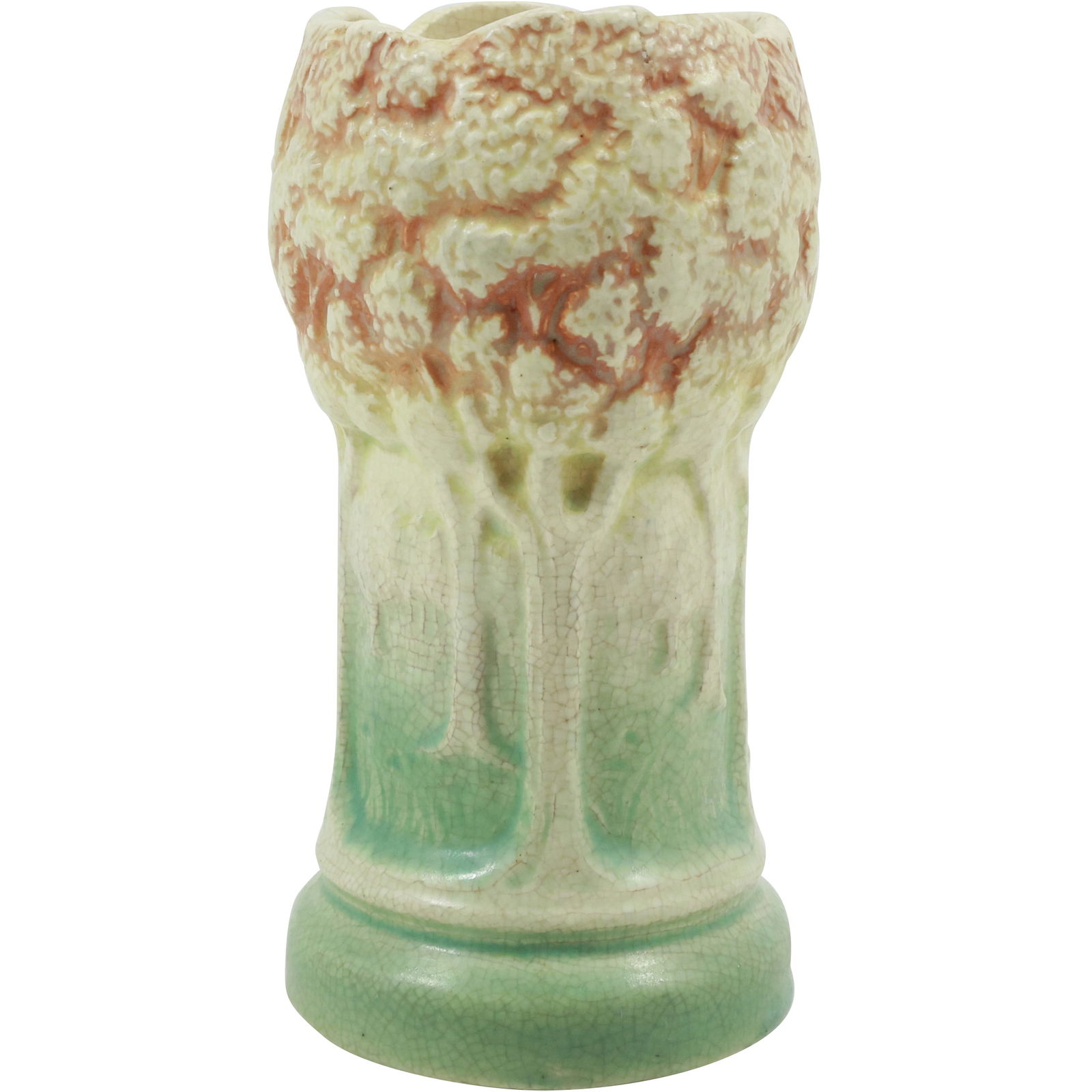 Brush McCoy Sylvan Woodsland Art Pottery Vase 6 inches height (1 of 20)