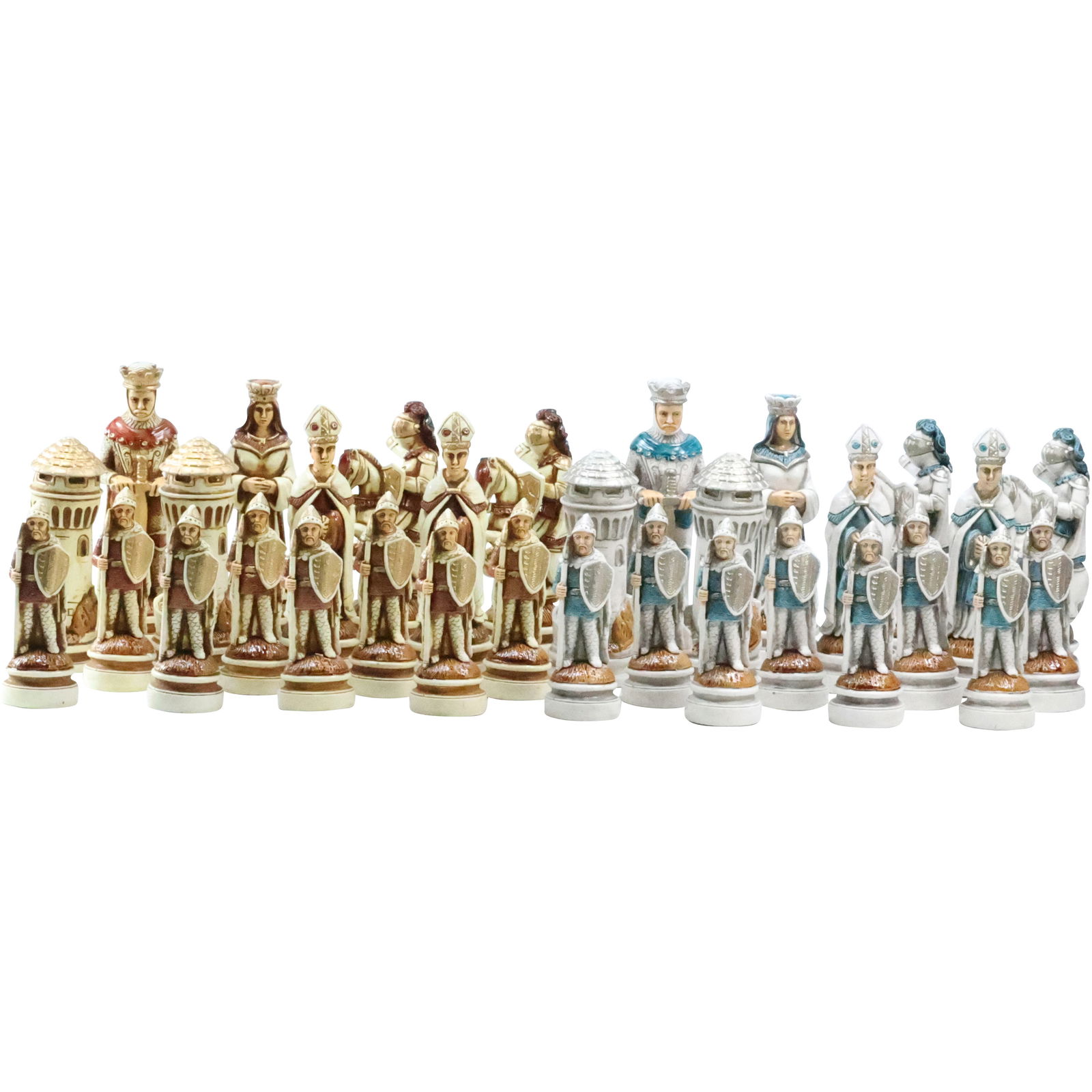 Chess Pieces Set, Figural Roman Soldiers - See Pictures (1 of 15)
