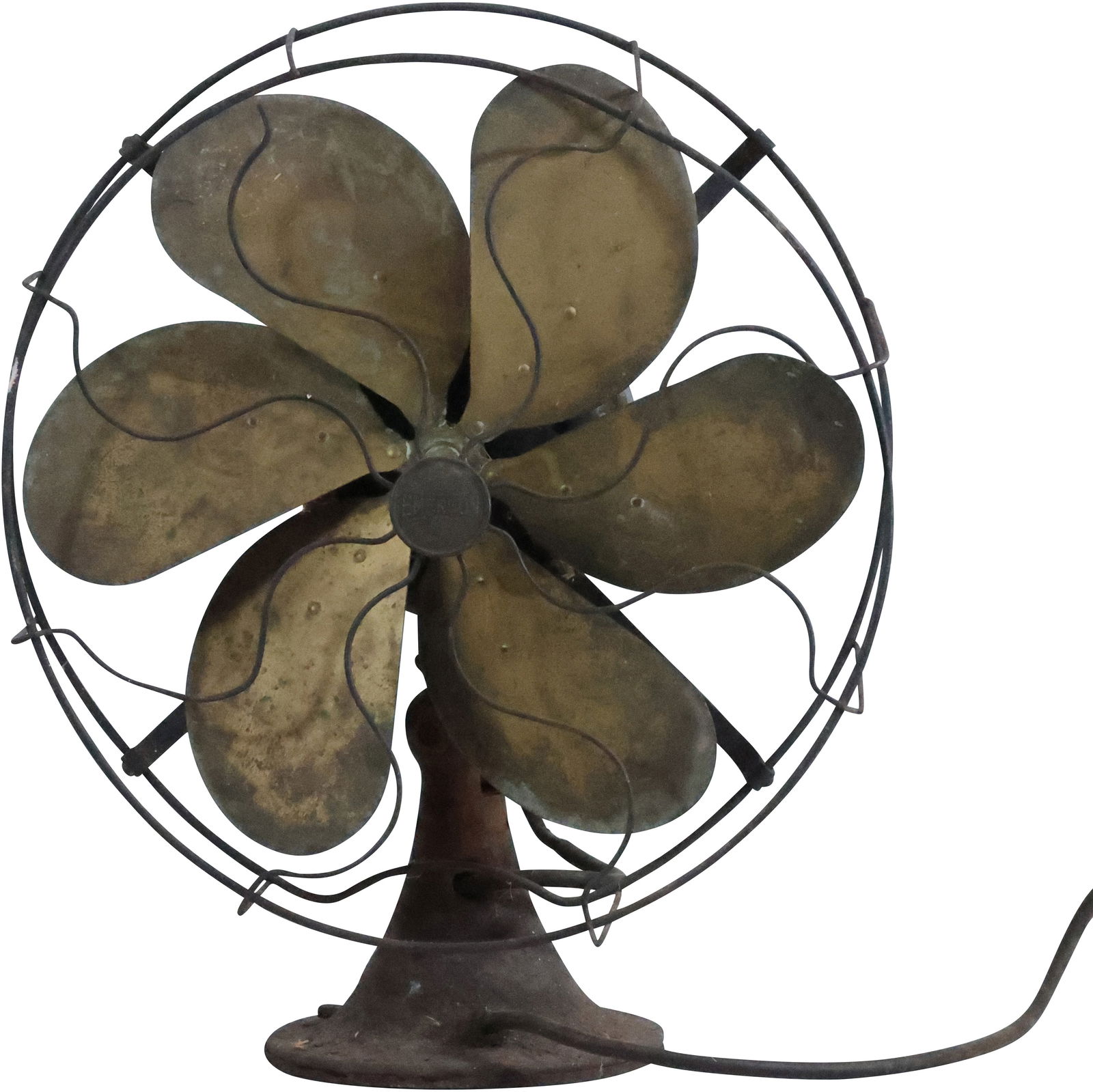 Antique Emerson Rare 6 BRASS BLADES Electric Fan (1 of 16)