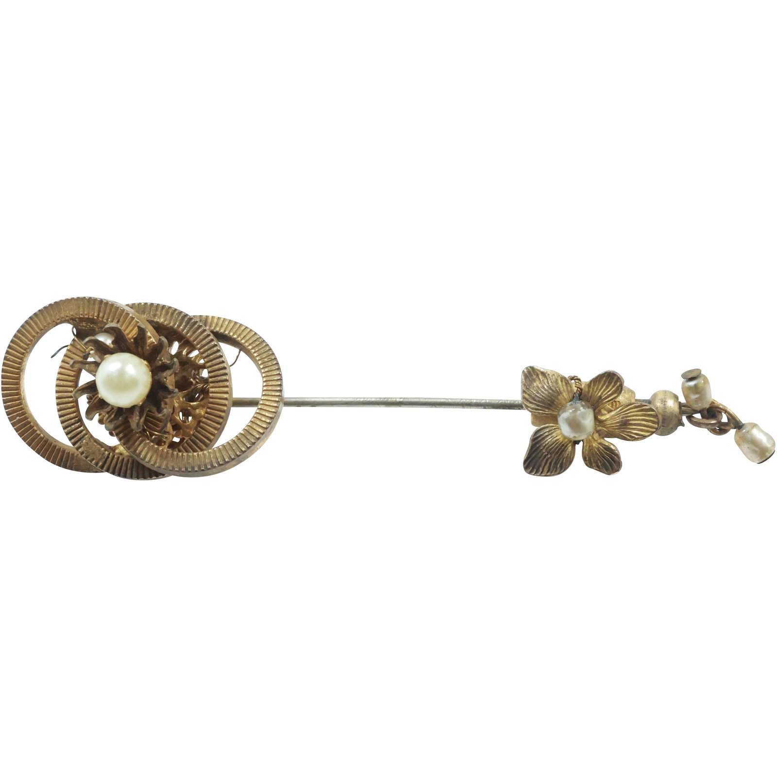 Miriam Haskell Stick Pin 3 in. x 3/4 in. (1 of 10)