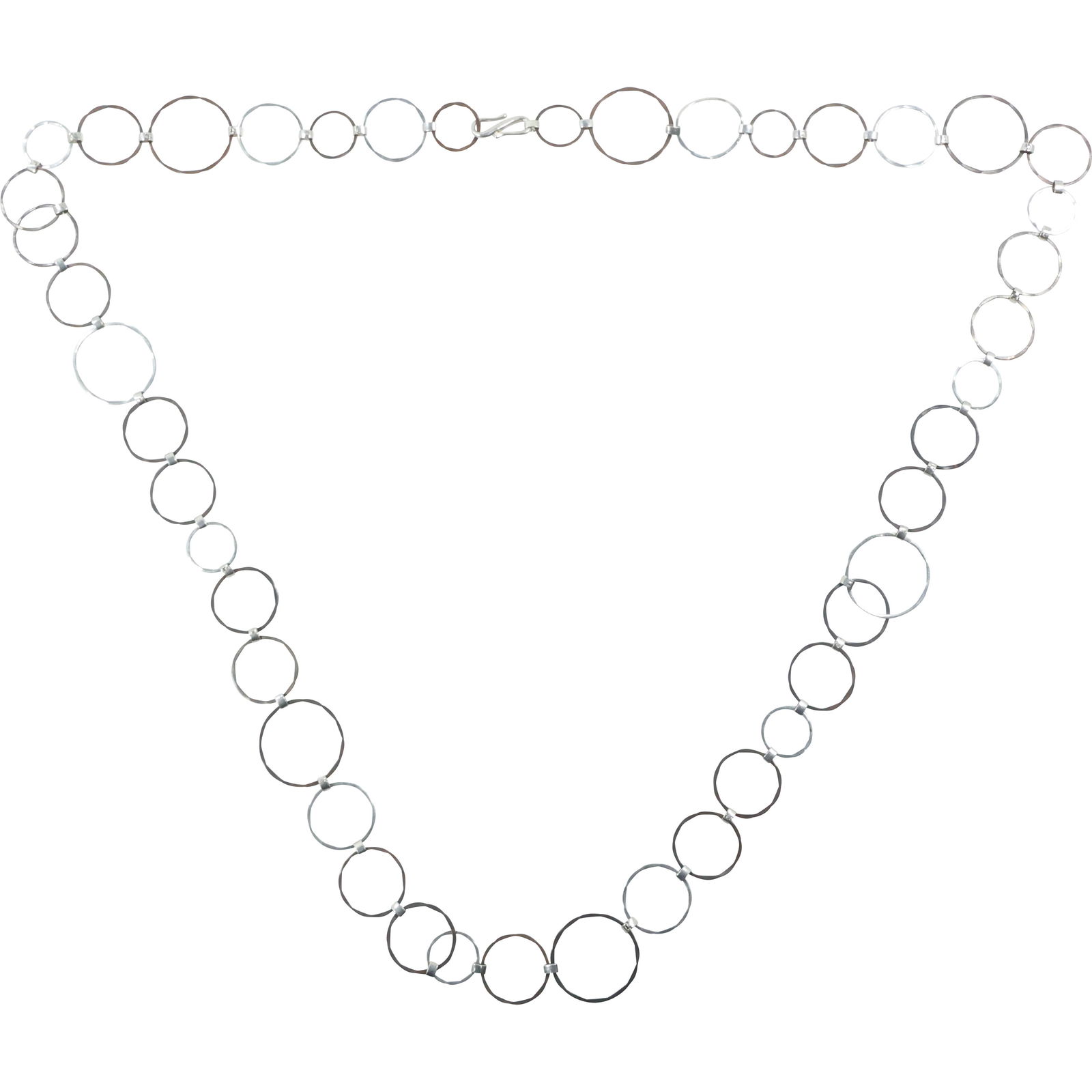 RLM Studios .925 Sterling Silver and Copper Belt 38 1/2 in. x 1 1/2 in. to 5/8 in. (1 of 11)