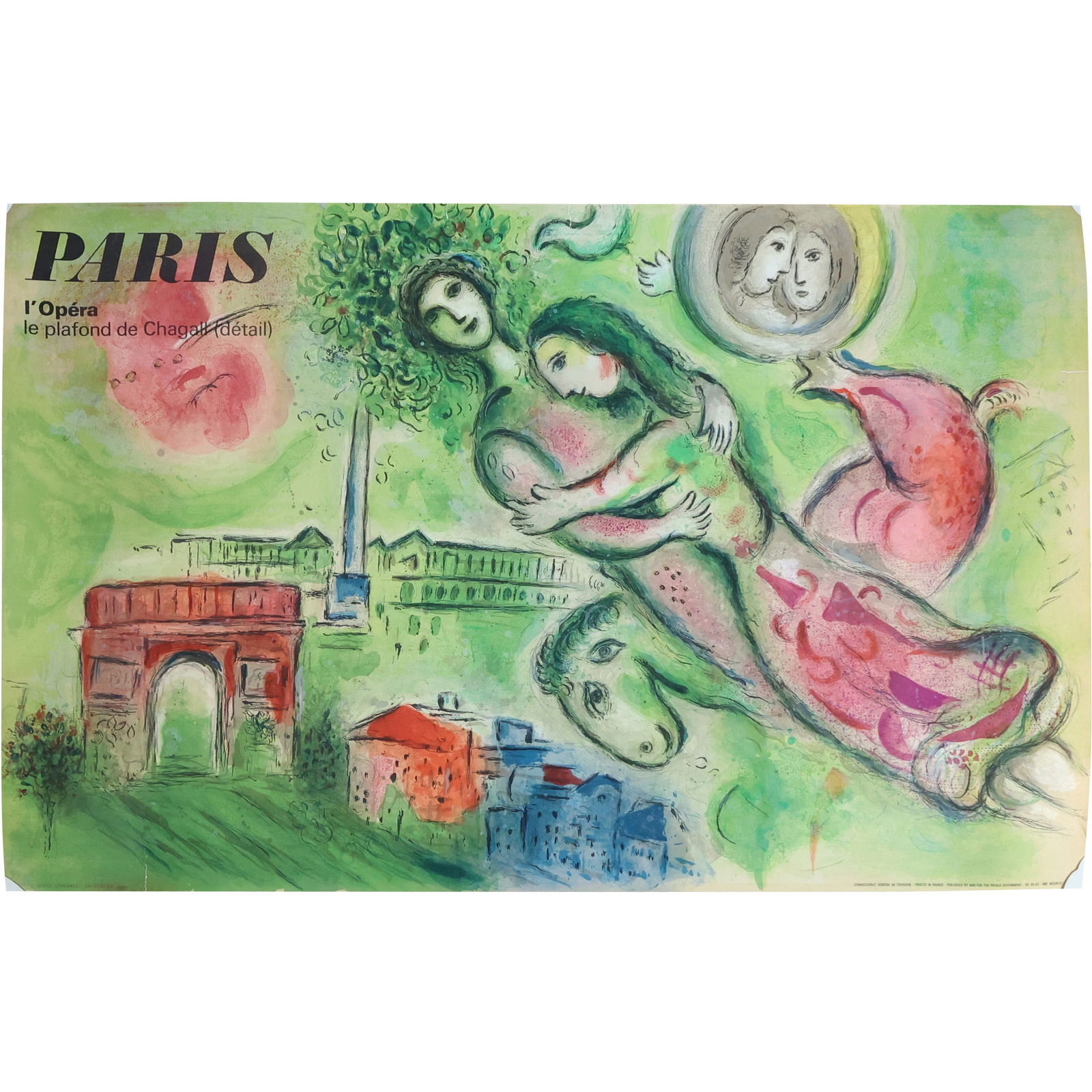 Vintage Poster: Marc Chagall Romeo et Juliette – Opera Paris, 1964,  25 in. x 39 in. (1 of 19)