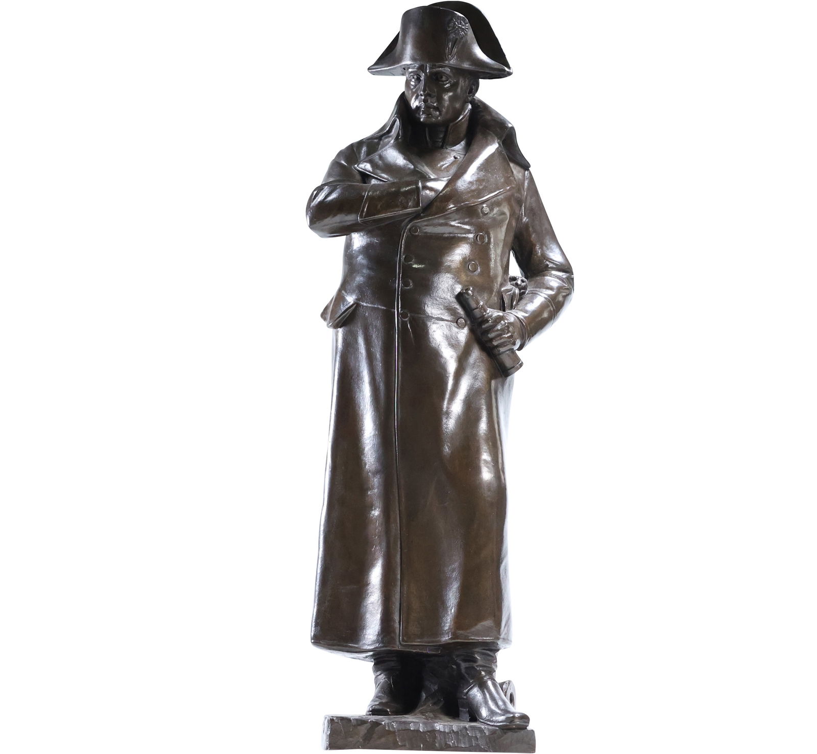 NAPOLEON BONAPARTE Figure Statue in Bronzed Patina, Hard Plaster Composition 20 in. height (1 of 9)