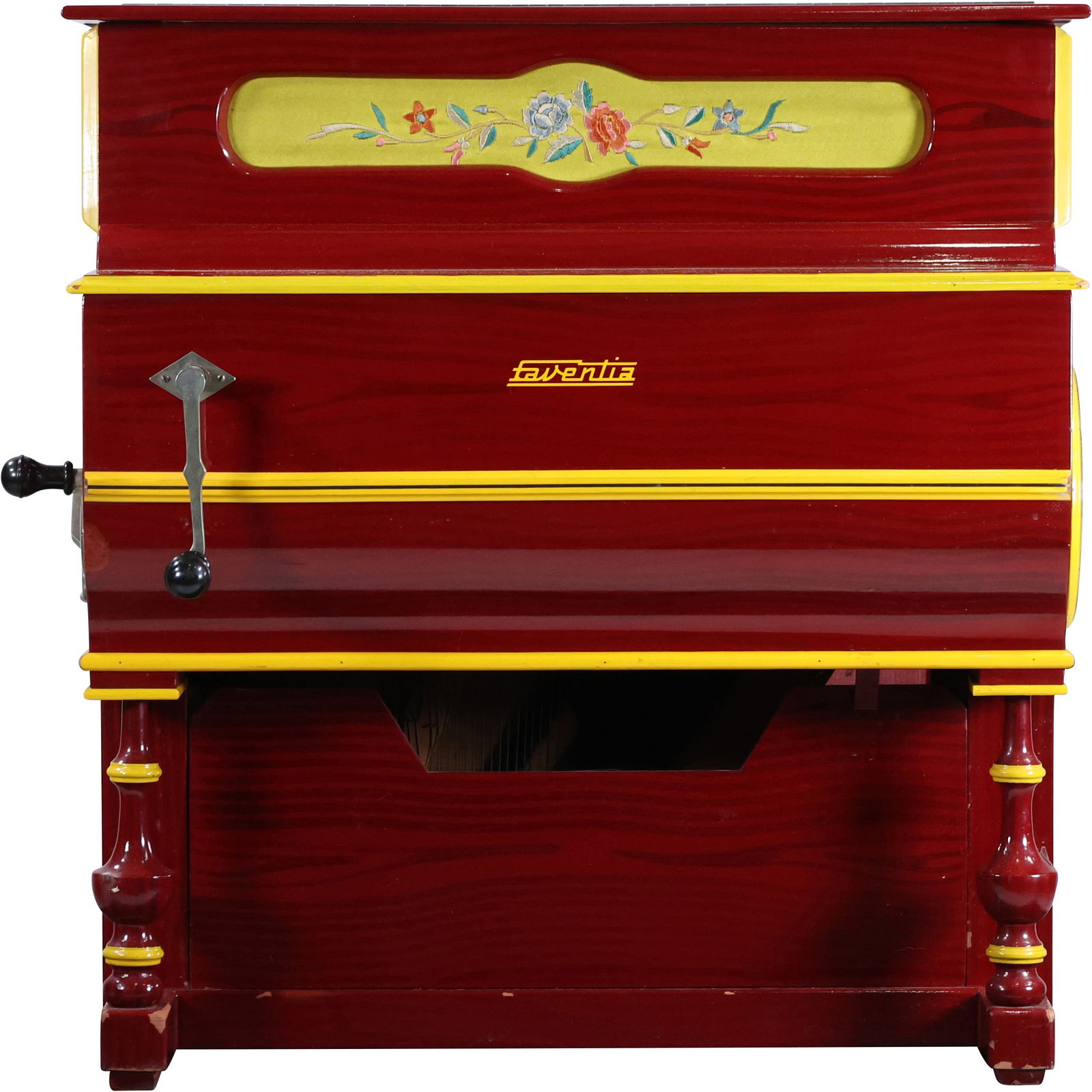 Vicente Llinares Faventia Barcelona Barrel Organ Music Box 23.25 in. x 22.25 in. x 12.5 in. (1 of 11)