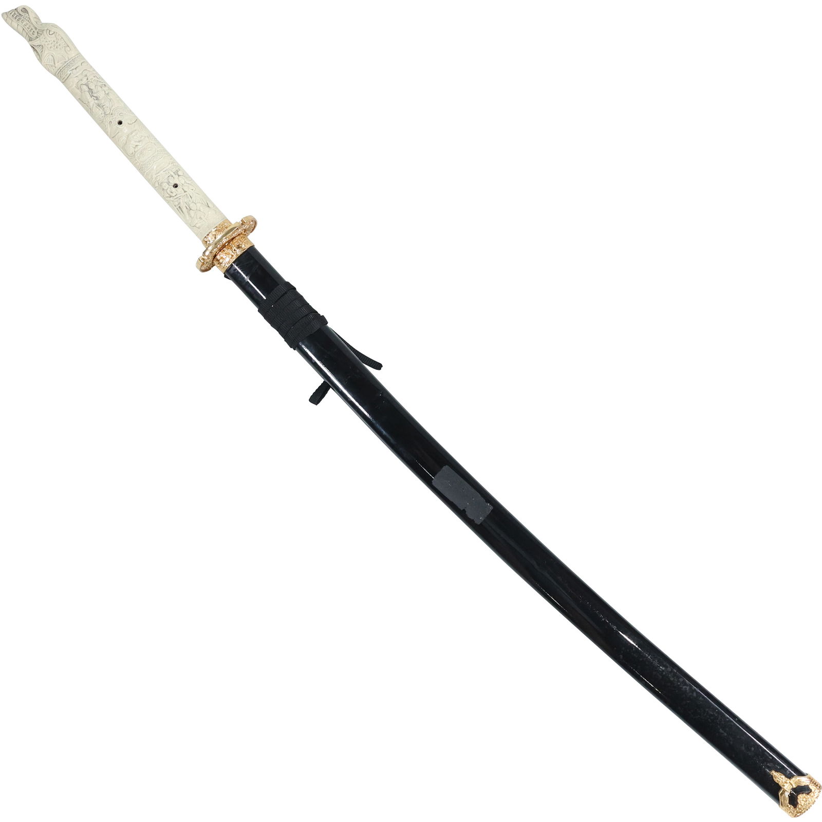 Novelty Chinese Decorative Officer's Sword with Sheath 45.75 in. length (1 of 11)
