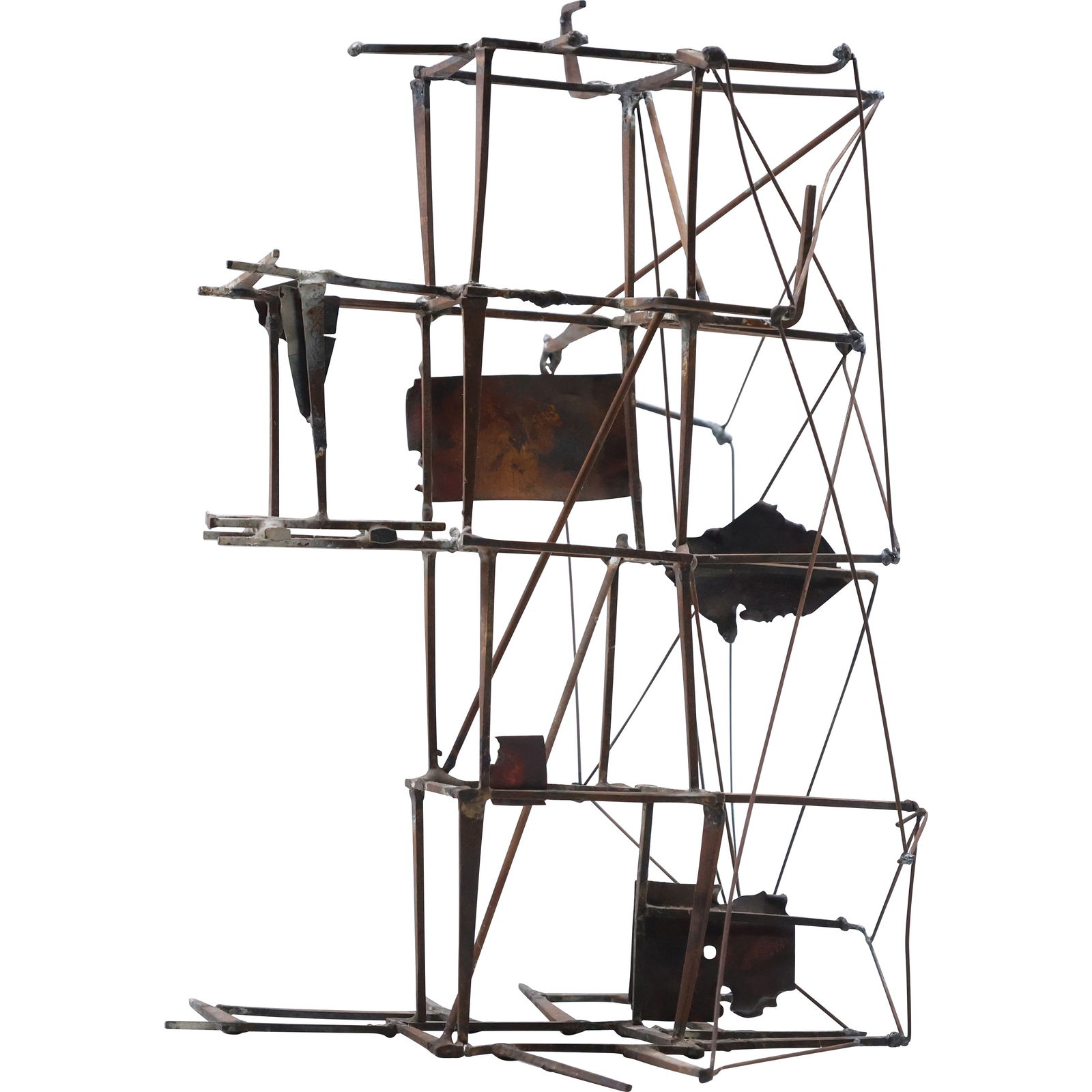 Brutalist "Nail" Sculpture Mid-Century Modern 15 in. height x 10 in. wide (1 of 10)