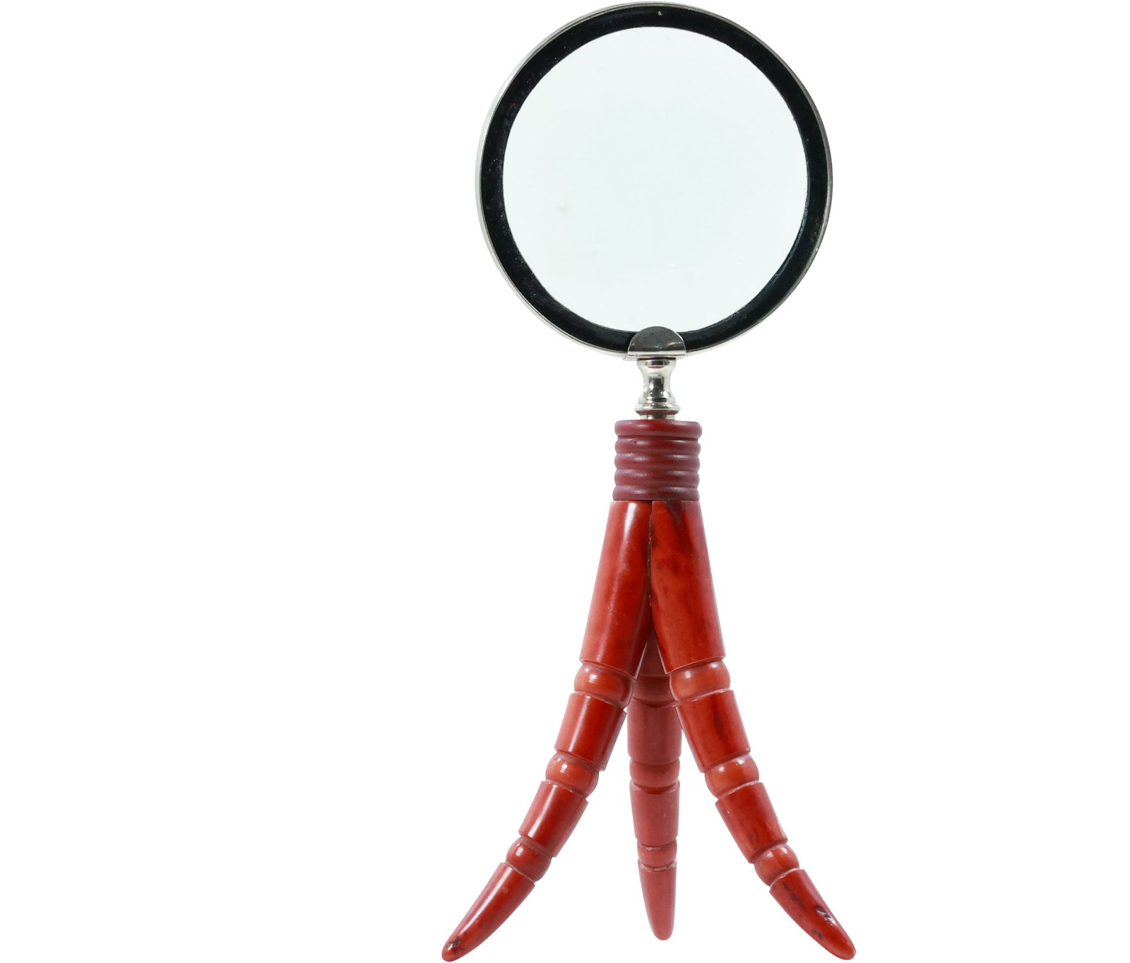 Tripod Base Handle Magnifying Glass 11 in. length x 4.75 in. wide: Tripod Base Handle Magnifying Glass 11 in. length x 4.75 in. wide. size: 11x4.75 shelf: C