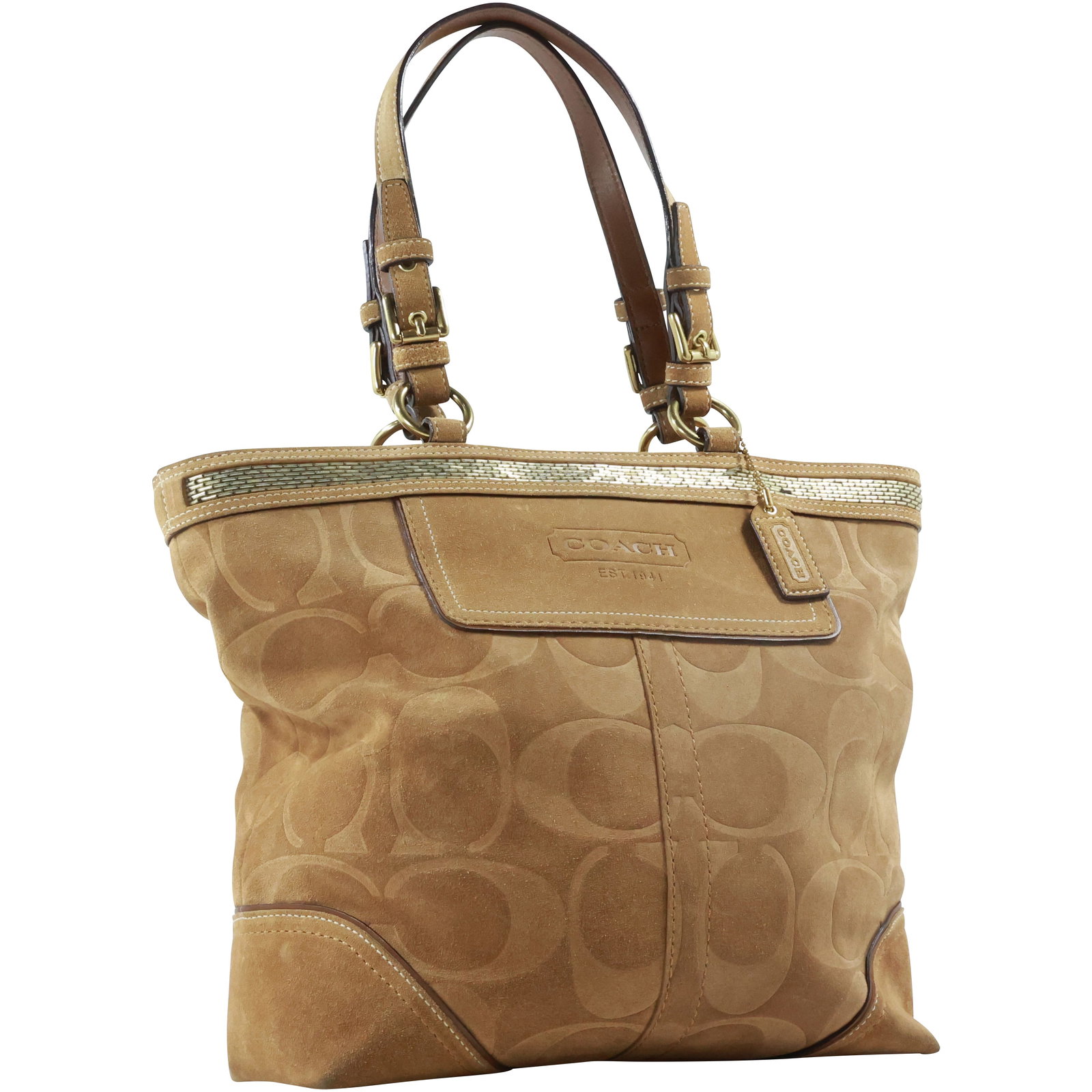 COACH Brown Signature Handbag - Clean Condition (1 of 20)