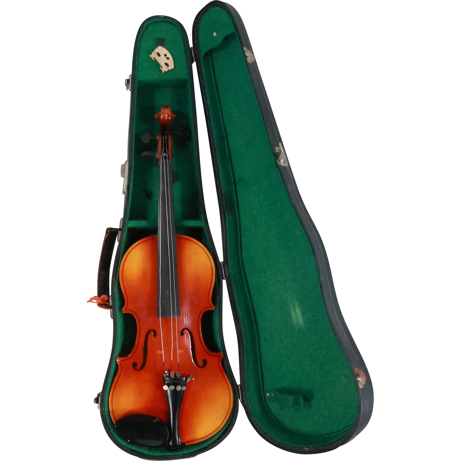 Violin Labeled Antonius Stradivarius Cremonensis, Made in Czechoslovakia with Hard Case (1 of 20)