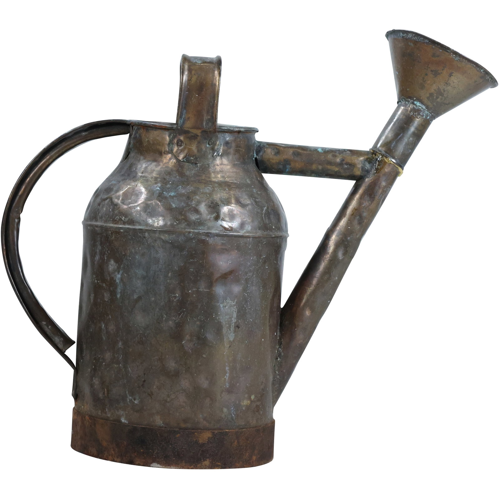 French Antique Brass Watering Can 17.25 in. height x 20 in. wide x 8 in.: French Antique Brass Watering Can size: 17.25 x 20 x 8 shelf C