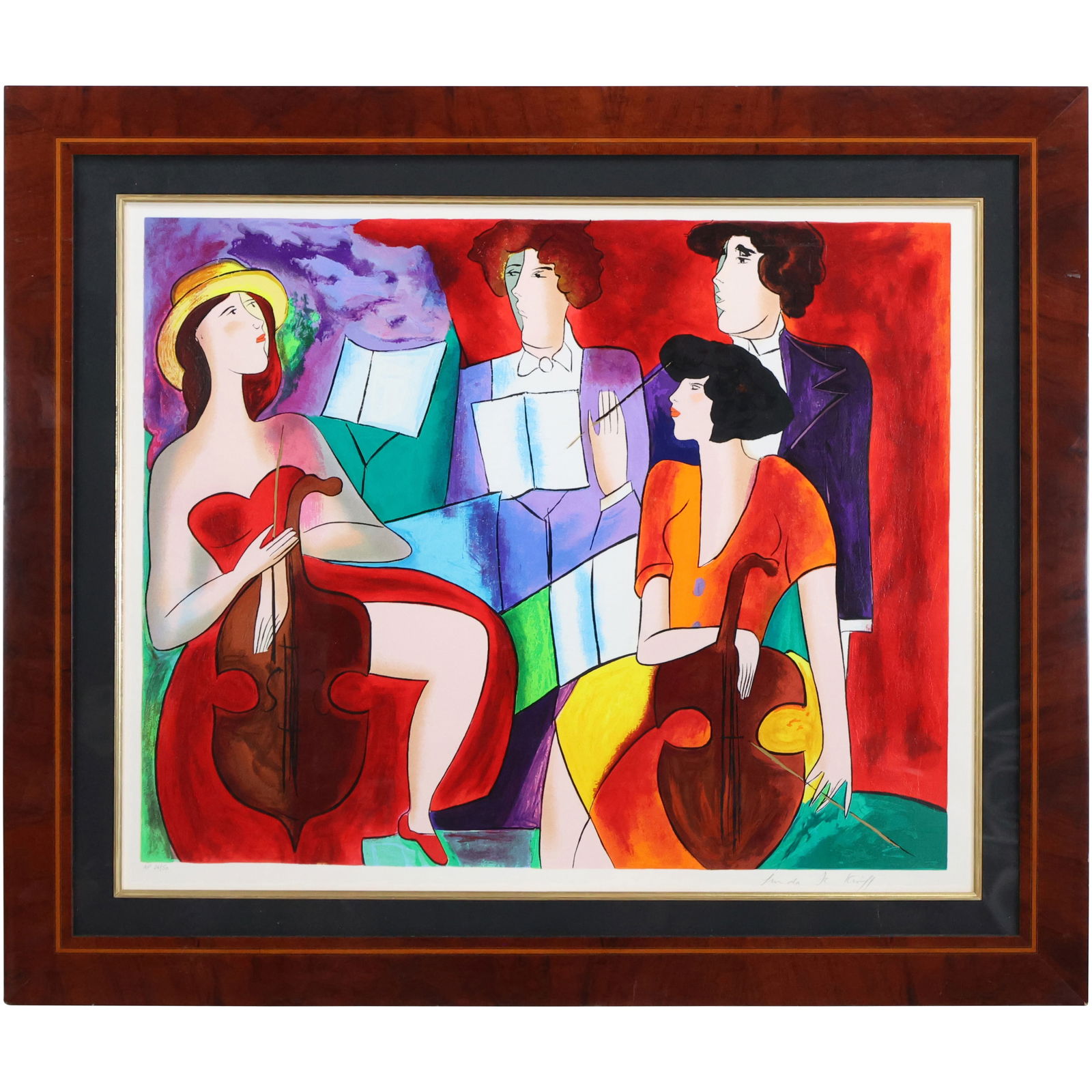 LINDA LE KINFF “Moderato Cantabile” Serigraph, Signed, Artist Proof #24/50 (1 of 13)