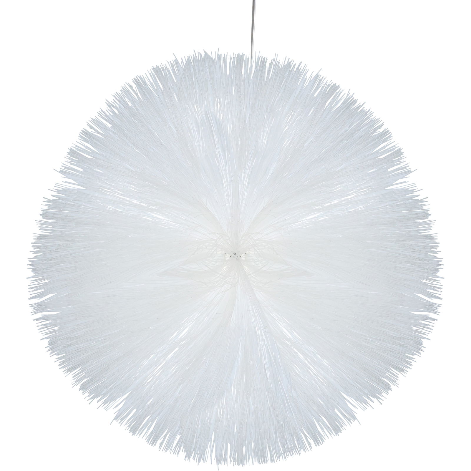 Hanging Fiber Optic Sphere Lamp approx. 25 inches diameter - Works (1 of 10)