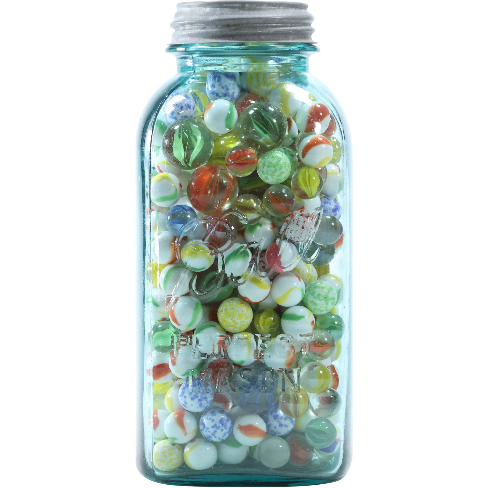 Vintage Mason Jar Full of Marbles (1 of 15)