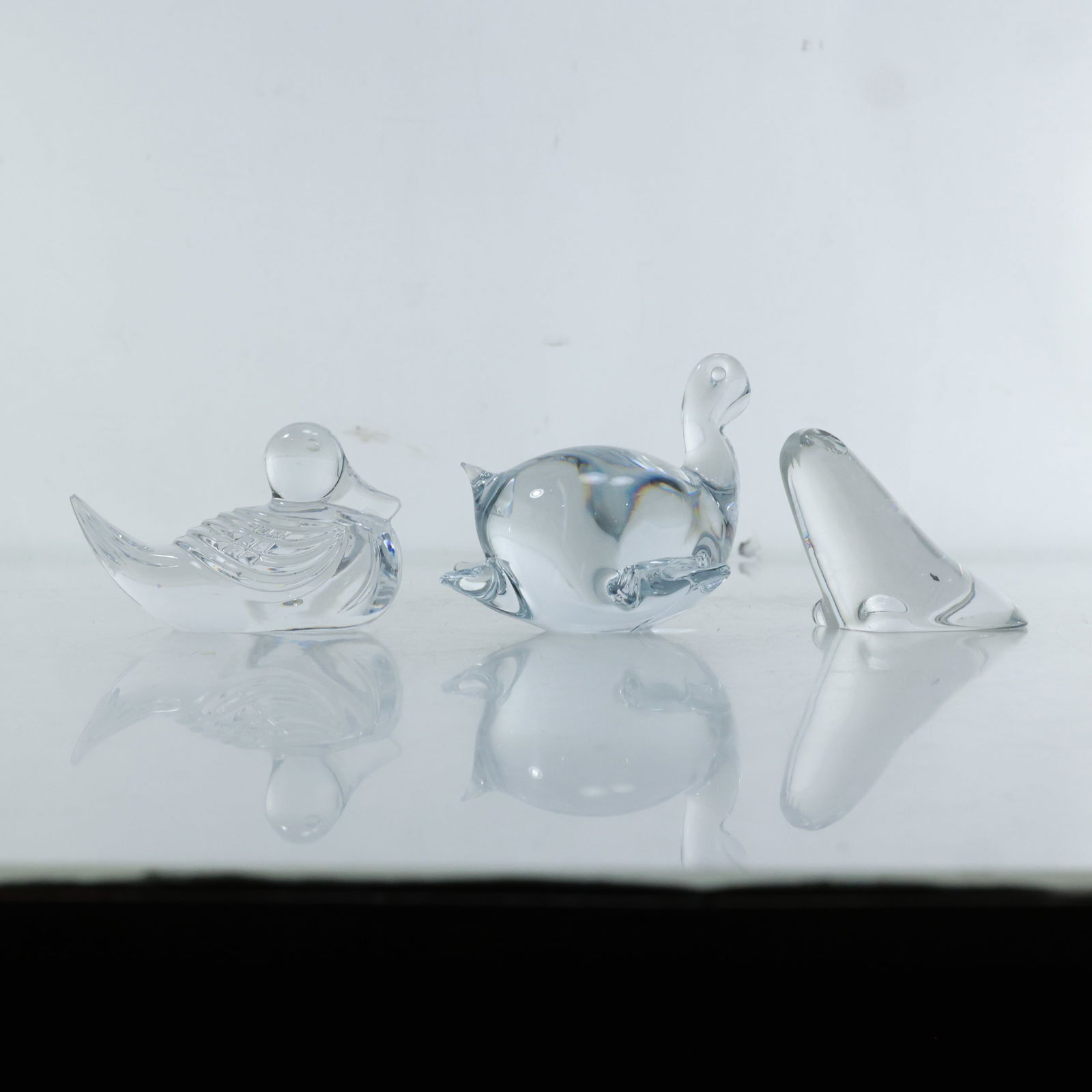 3 Assorted Crystal Art Glass Animal Figures Sculptures (1 of 20)