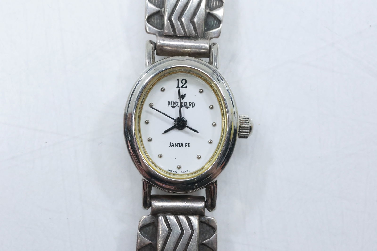 Peyote Designs Sante Fe [Japan Movement], Sterling Silver Band G Cutis Navajo American Indian (1 of 17)