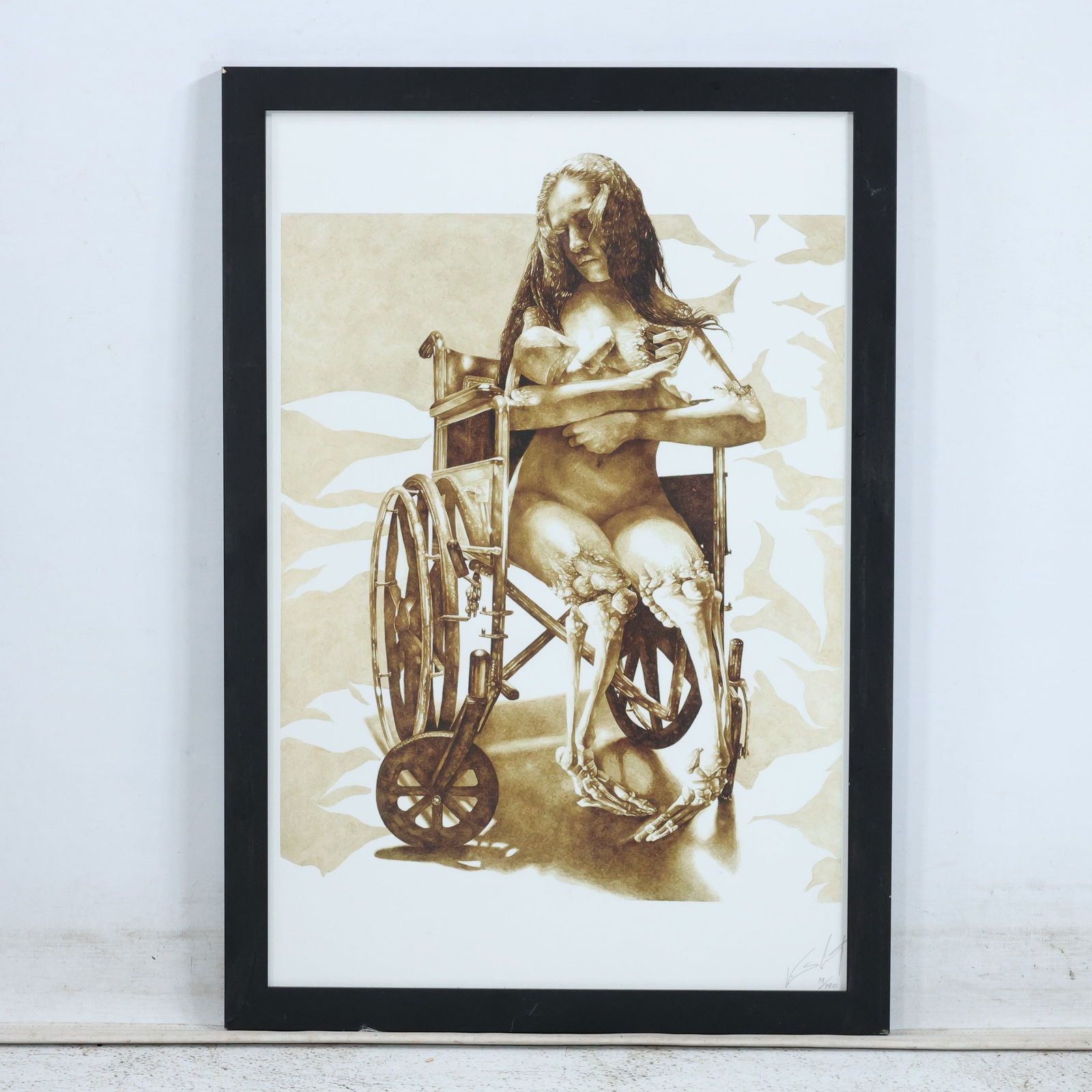 Vincent Castiglia, American Painter and Tattoo Artist, "Feeding" Lithograph Signed & #14/180 (1 of 13)