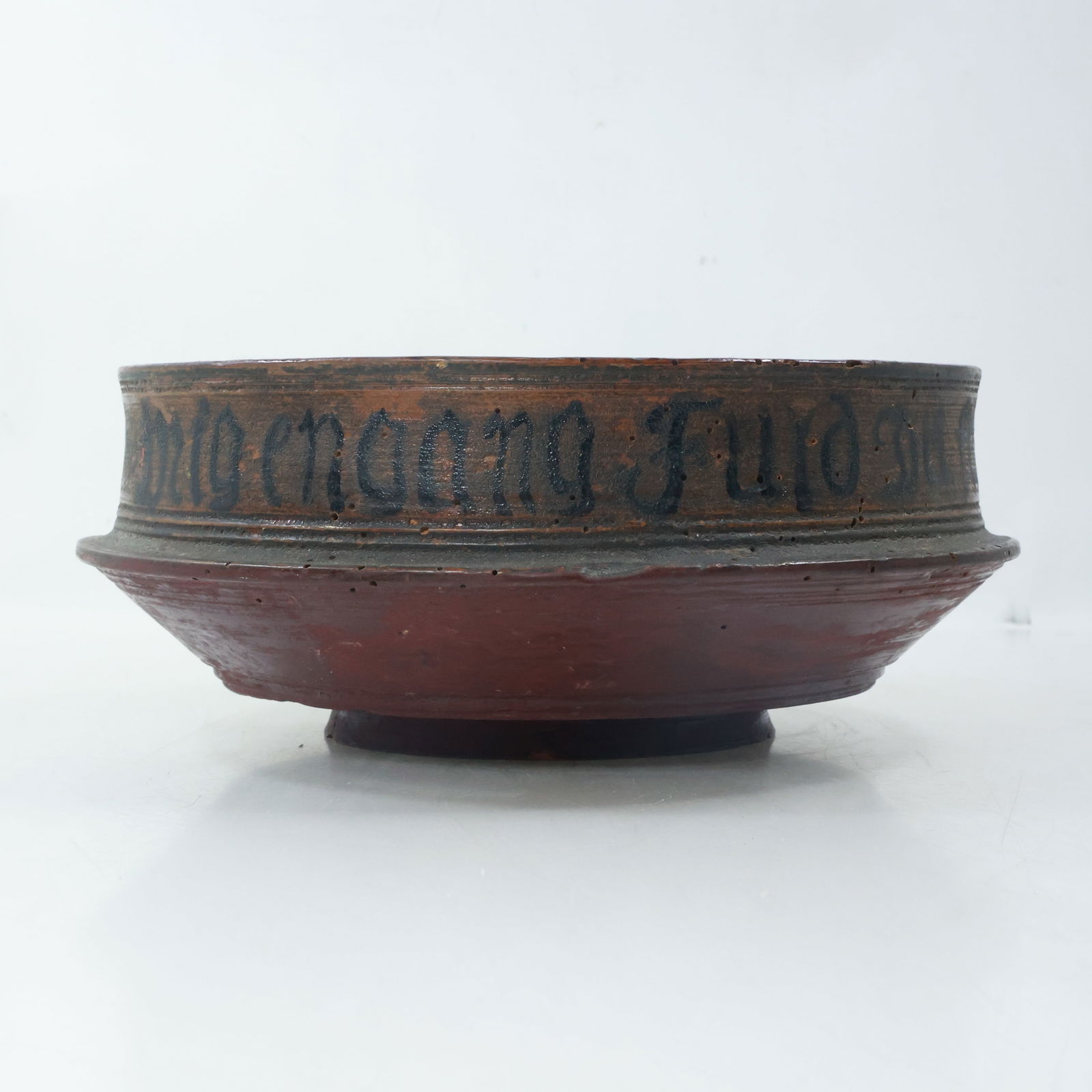 Norwegian Folk Art Wooden Bowl Hand Paint Decoration 11 inches diameter (1 of 17)