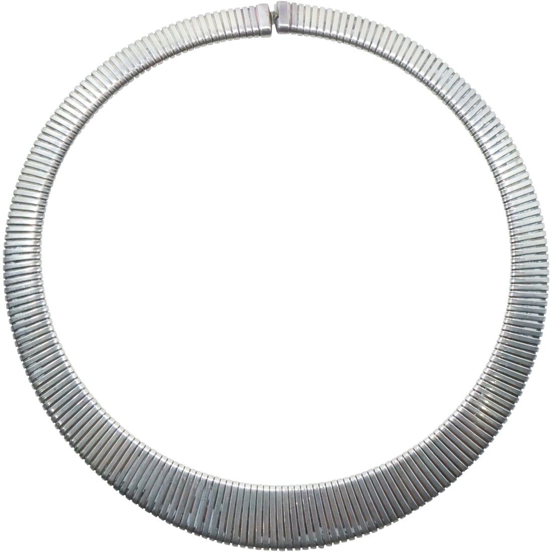 .925 Sterling Silver Wide Snake Necklace 16 1/2 in. x 5/8 in.; weighs 45.1 grams (1 of 13)