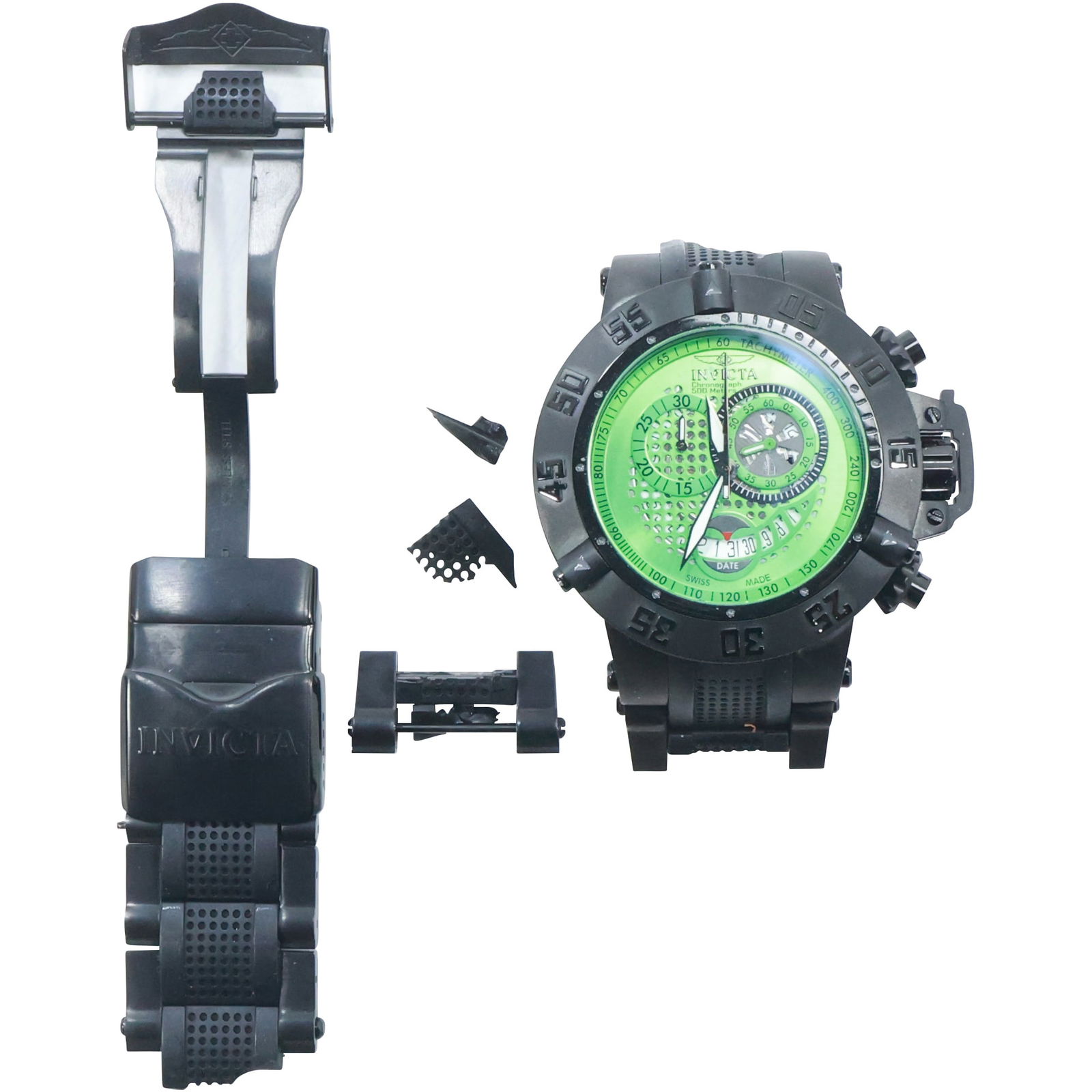 Rare INVICTA [Sold Out] Chronograph 500 Meters Noma 111 6237, 2 1/4 in.: Rare INVICTA [Sold Out] Chronograph 500 Meters Noma 111 6237, 2 1/4 in.