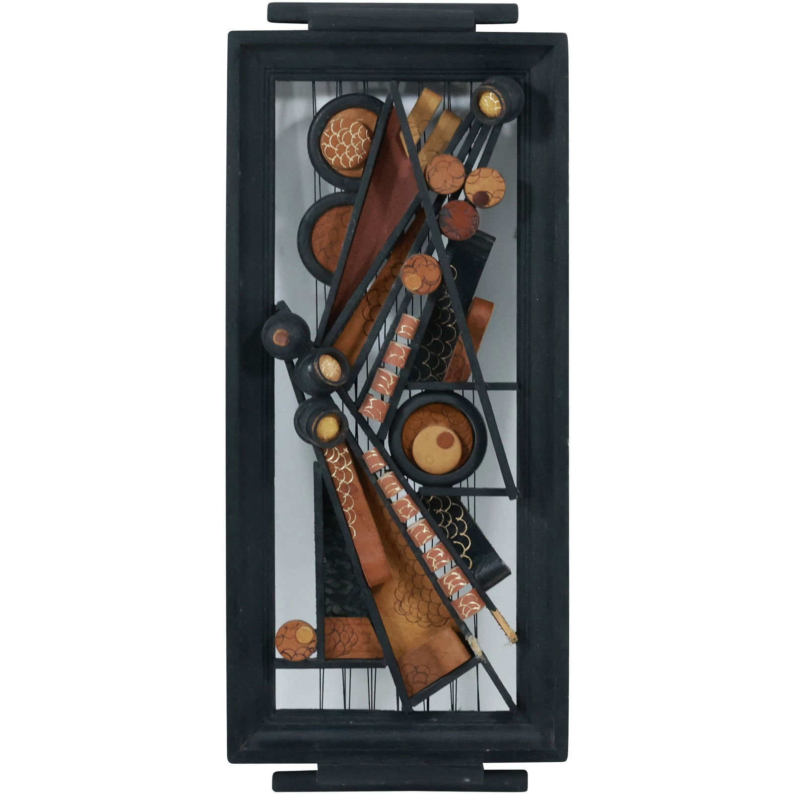 Russian Brutalist Metal Assemblage Wall Sculpture 12 in. x 5 in. (1 of 19)