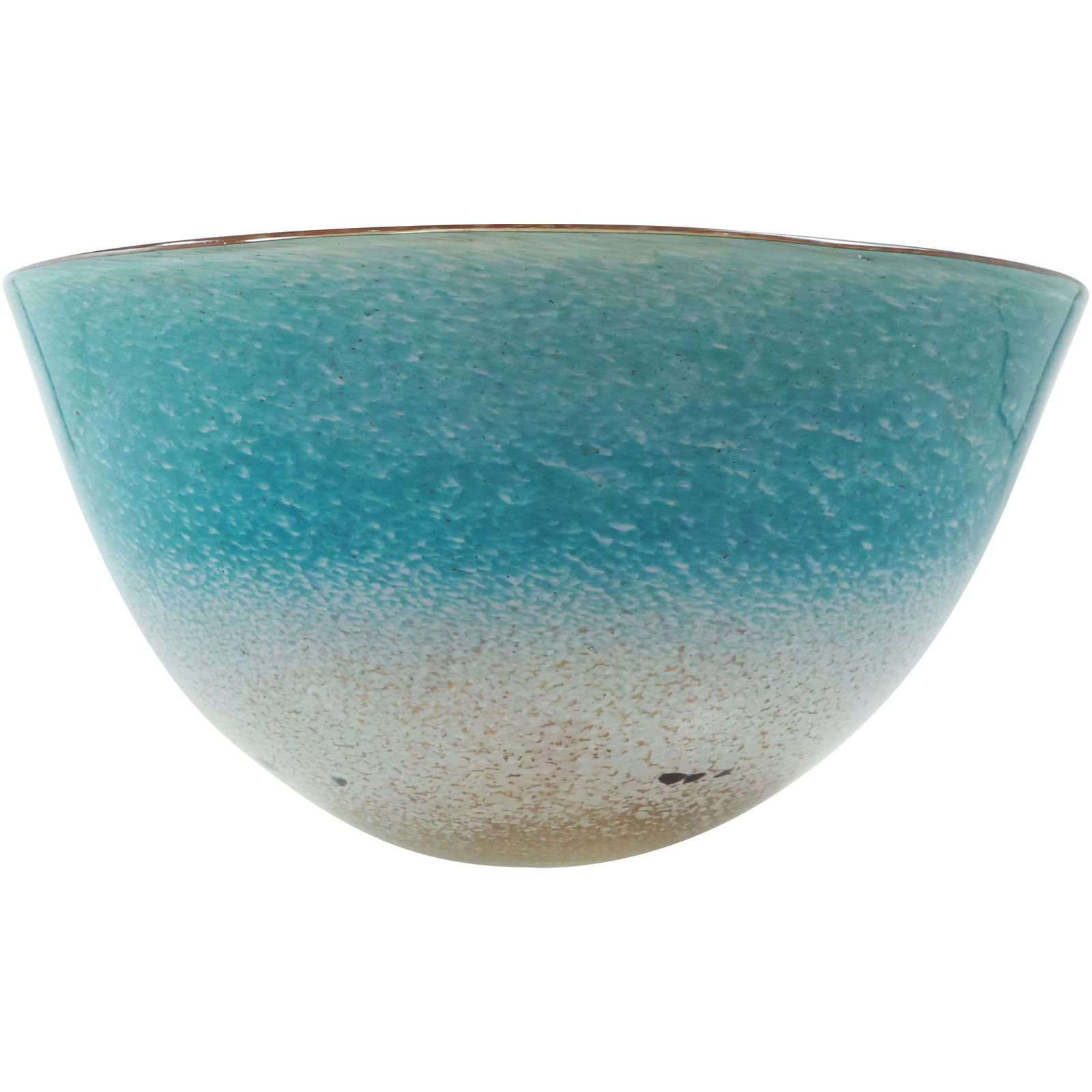 Kosta Boda Art Glass Large Center Bowl Artist Signed on Base 11 inches diameter (1 of 17)