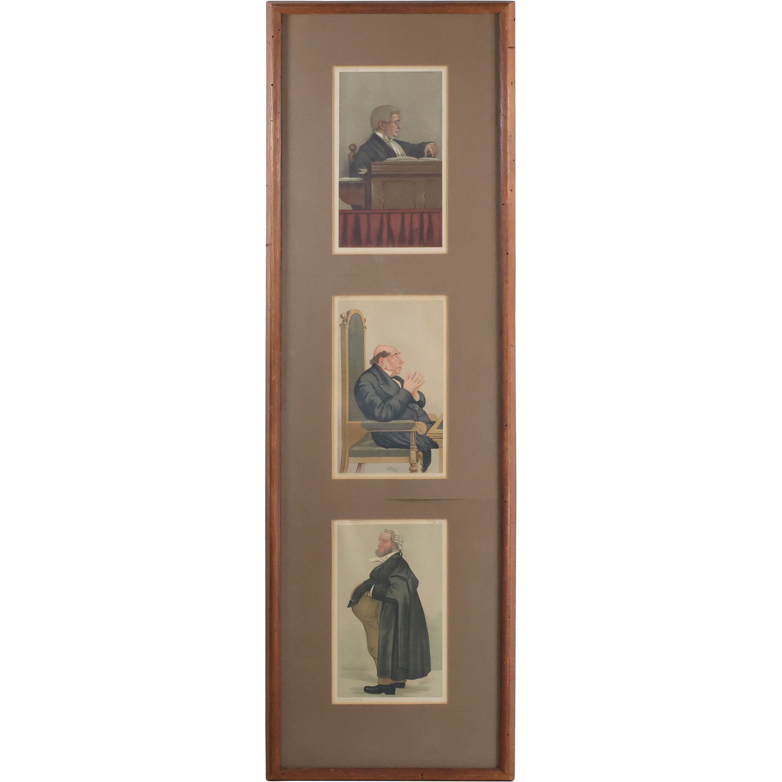 3 SPY Vanity Fair Framed Judges Prints in One Frame (1 of 14)