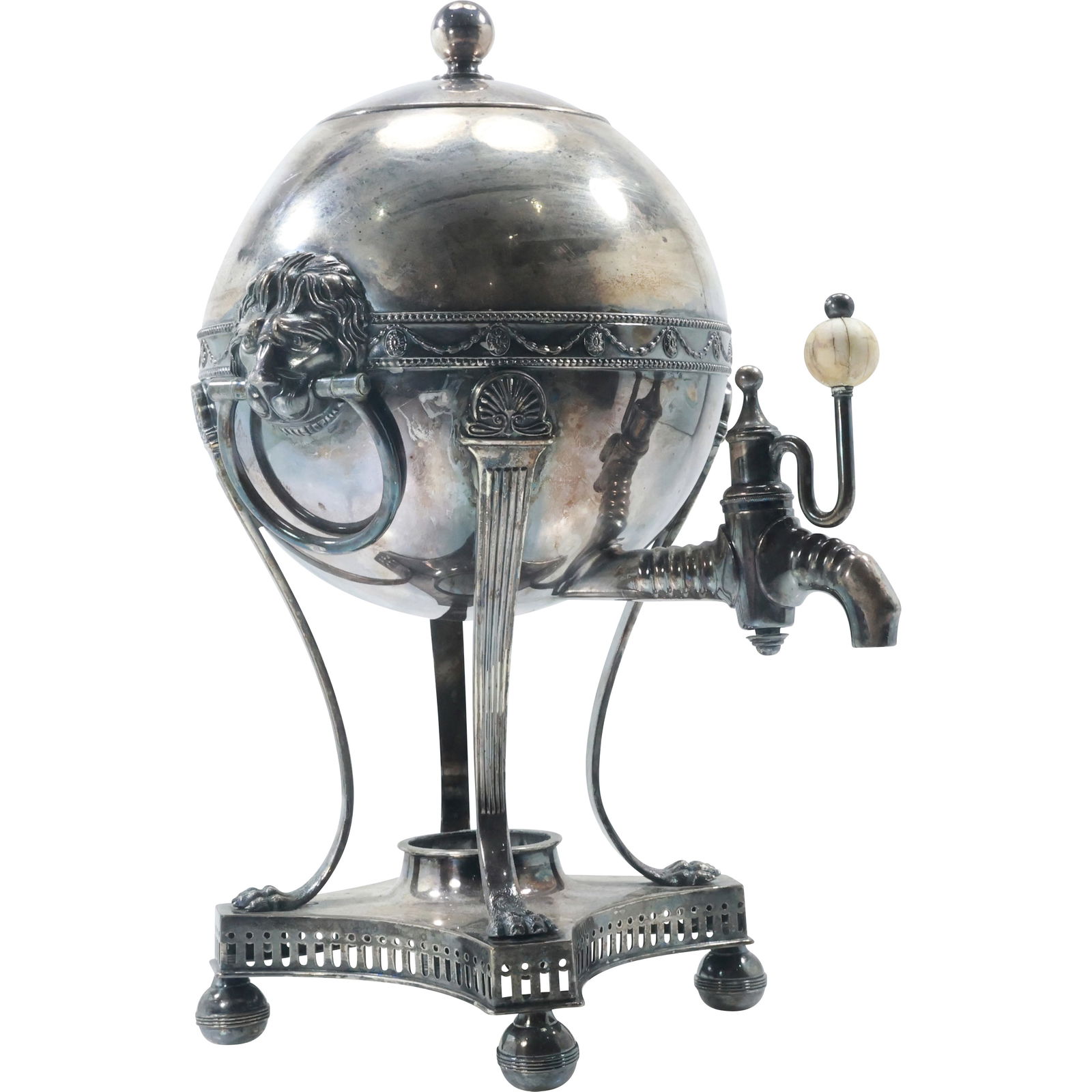 Gorham Co. Silver Soldered George III Silver Plated Samovar (1 of 18)