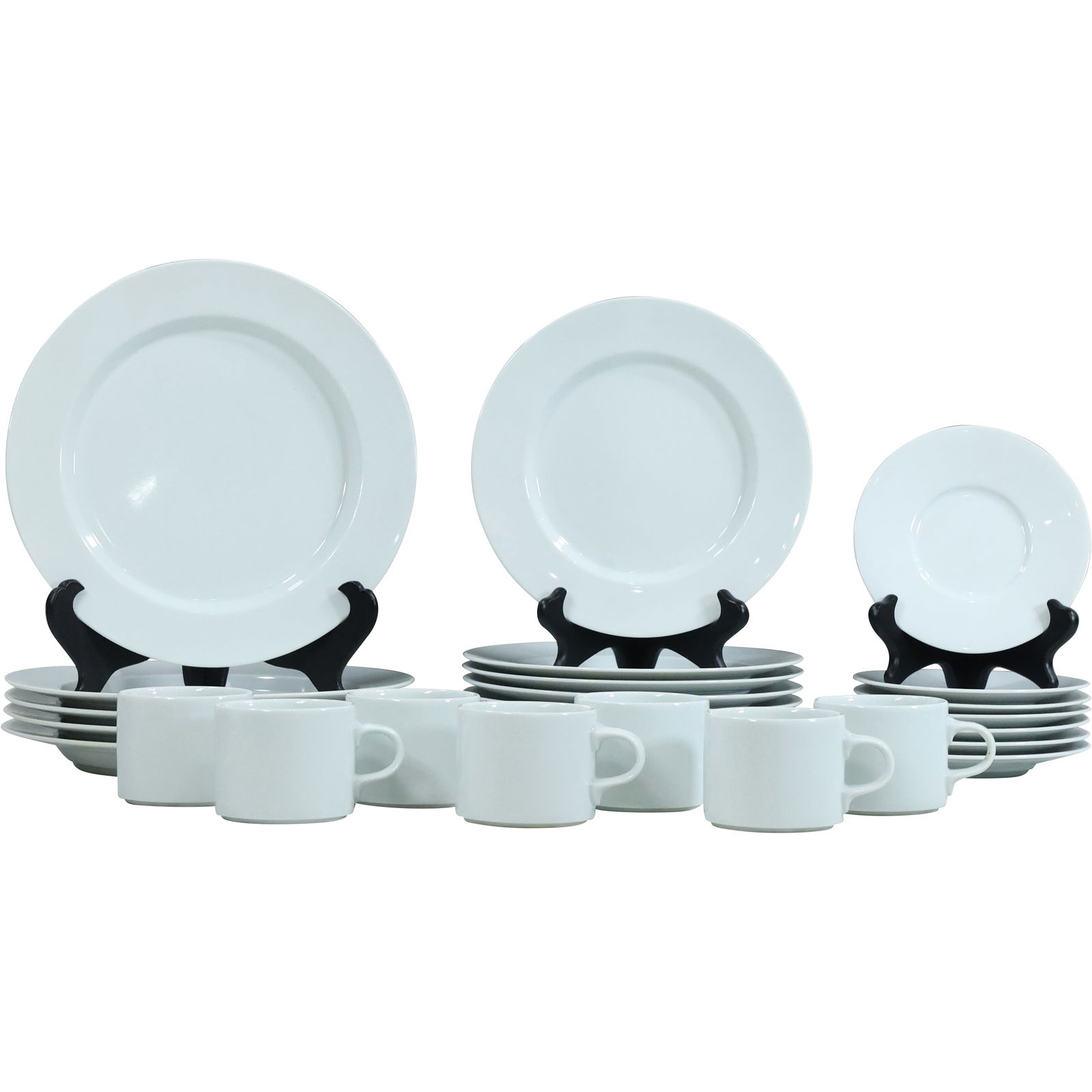 Set of 27 Dansk Bottelet White Dinnerware (1 of 14)
