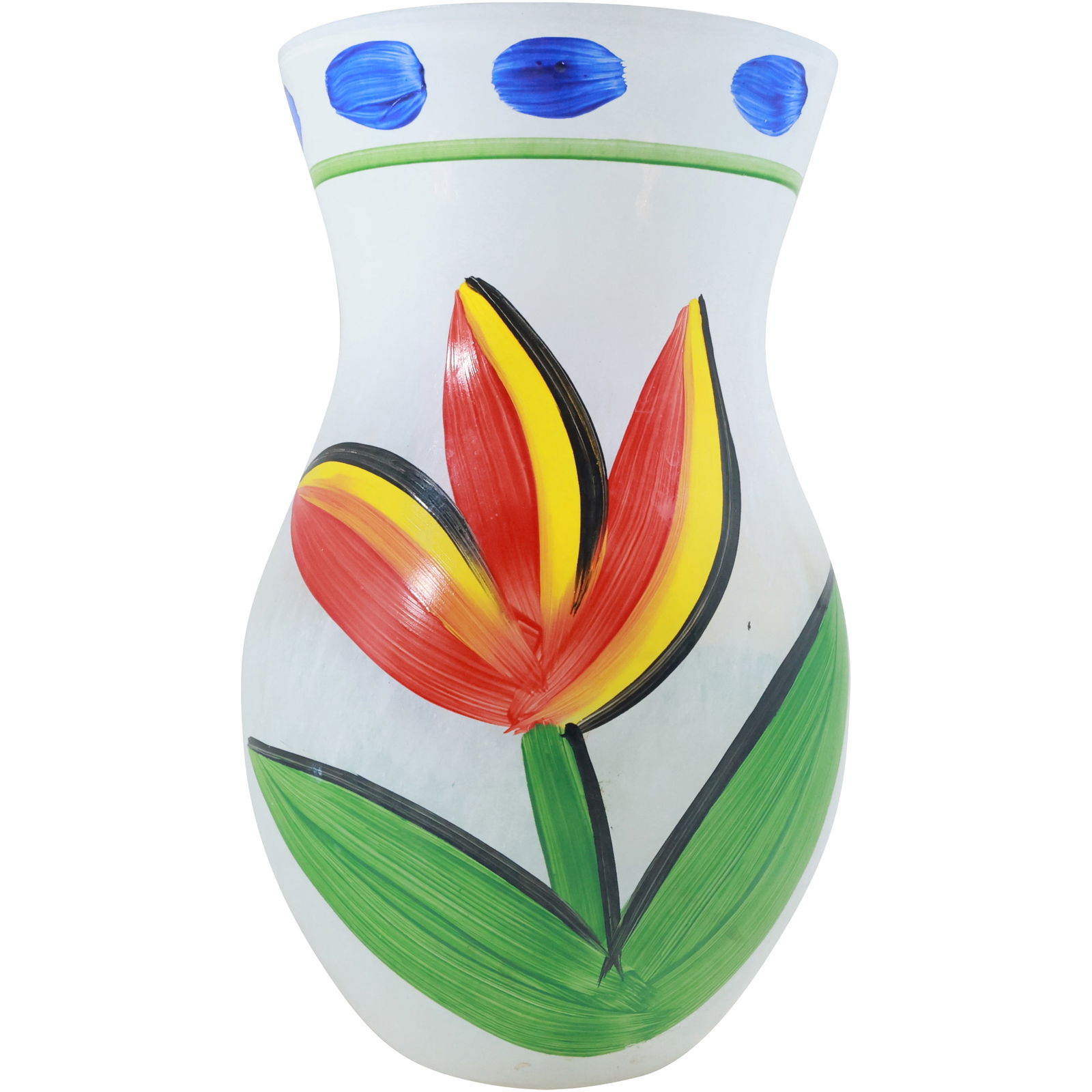 Kosta Boda Tulip Glass Vase Signed by Ulrica Hydman, Original Labels (1 of 19)