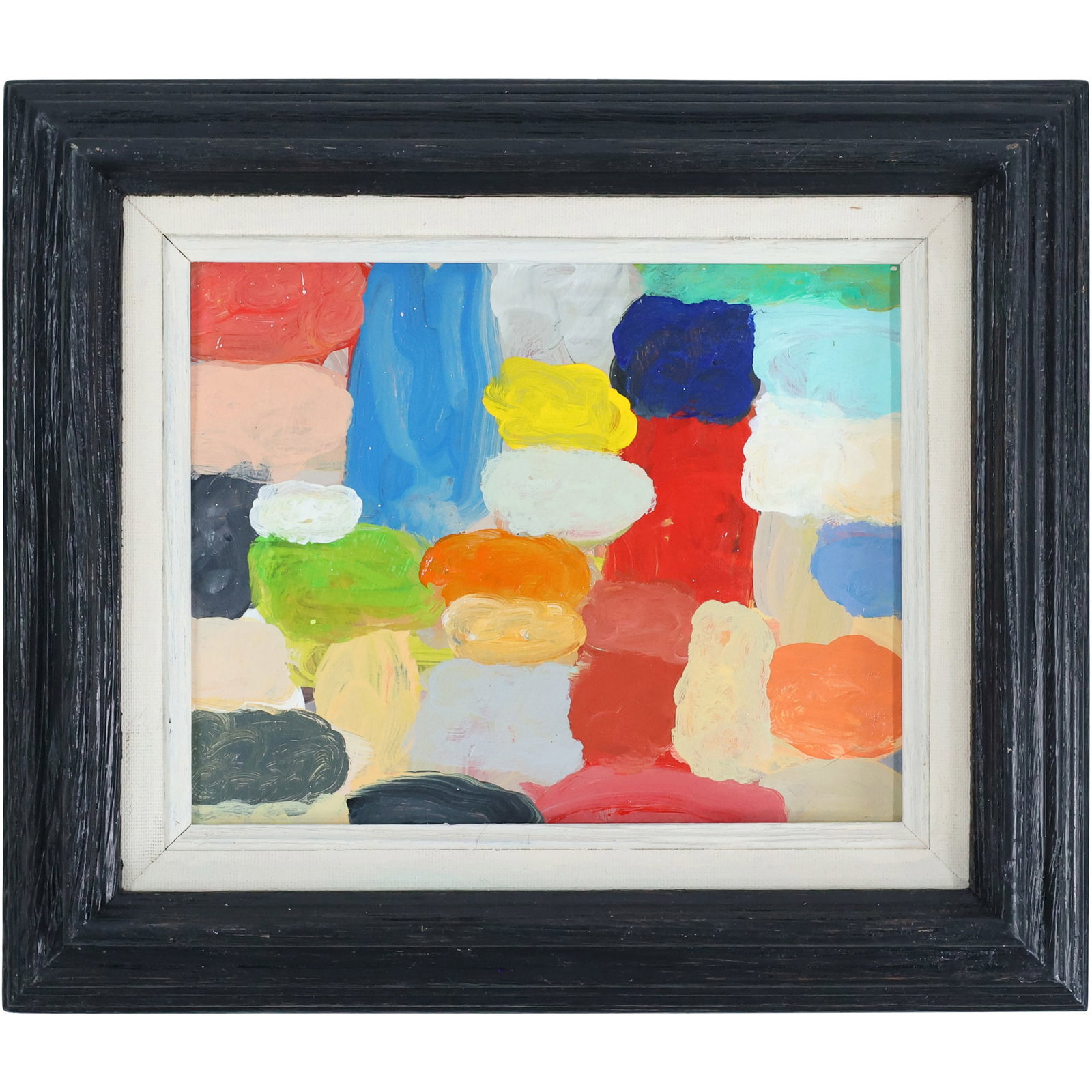 Steven Jennis Oil Painting: Dynamic Colorful Abstract on Board (1 of 10)