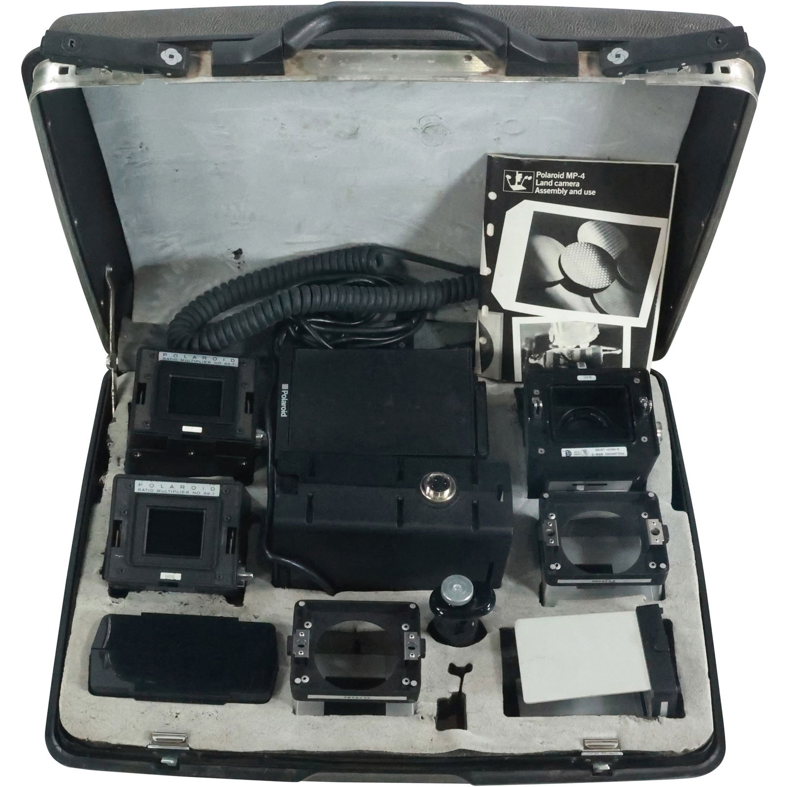 Polaroid CU-5 Camera System with Power Supply and Samsonite Carrying Case: (1 of 20)