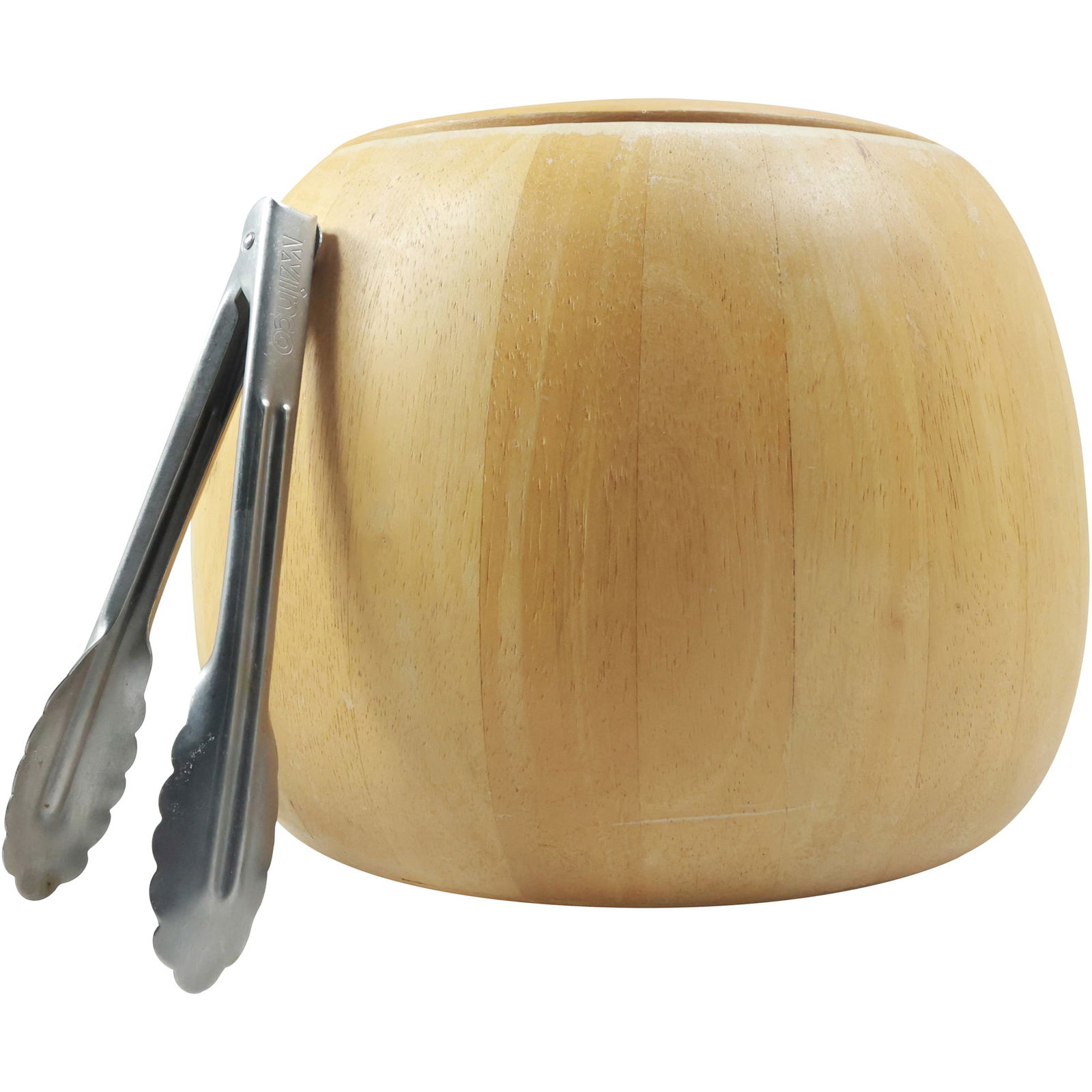 Vintage Mid-Century Modern DANSK Teak Wood Ice Bucket with Lid + Tongs (1 of 19)