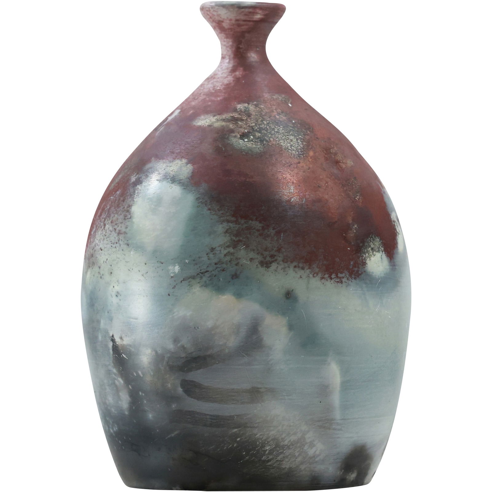 Signed Studio Art Pottery Vase Using Saggar Firing Technique (1 of 11)