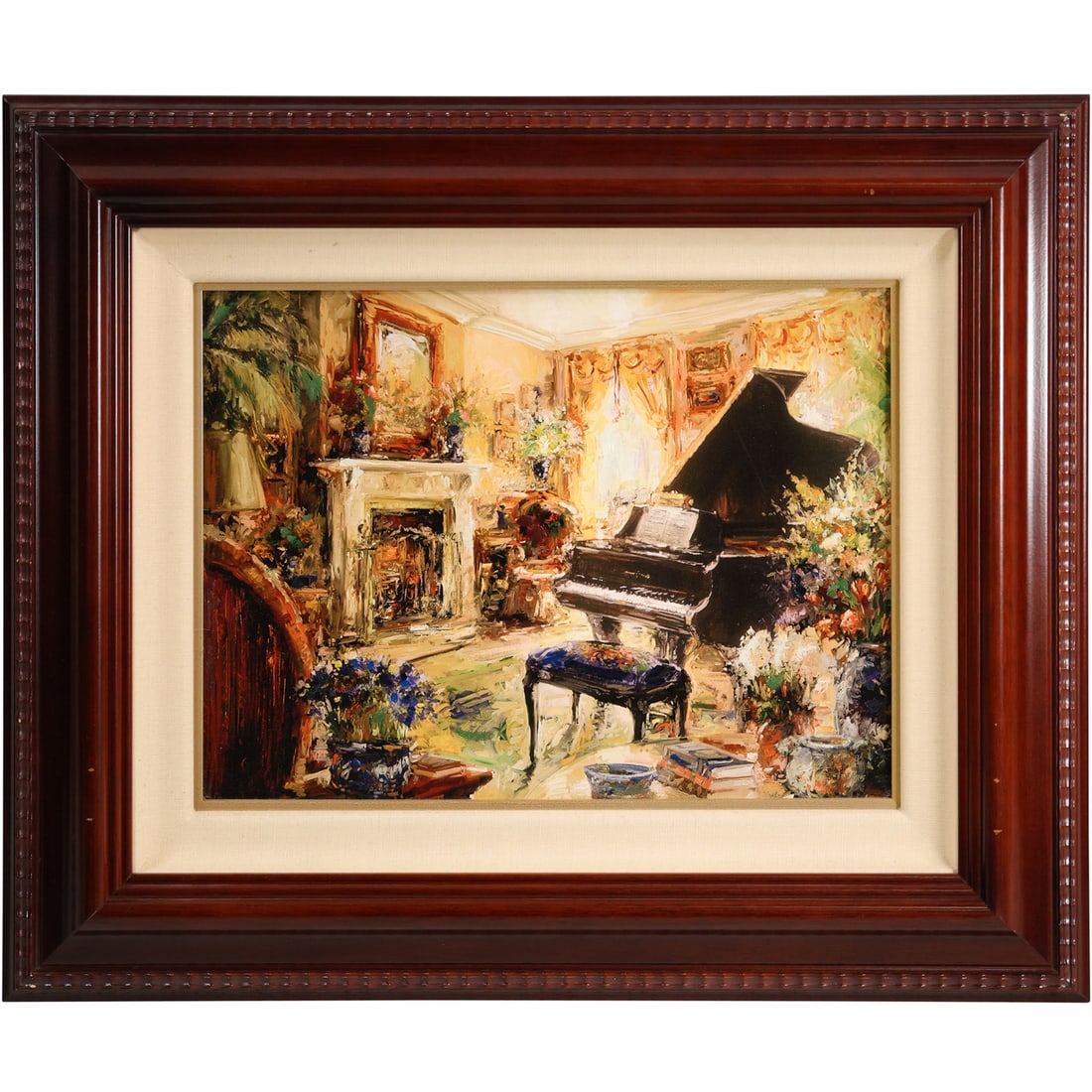 Solitude, by Stephen Shortridge, Signed and Numbered Serigraph on Canvas, Framed (1 of 14)
