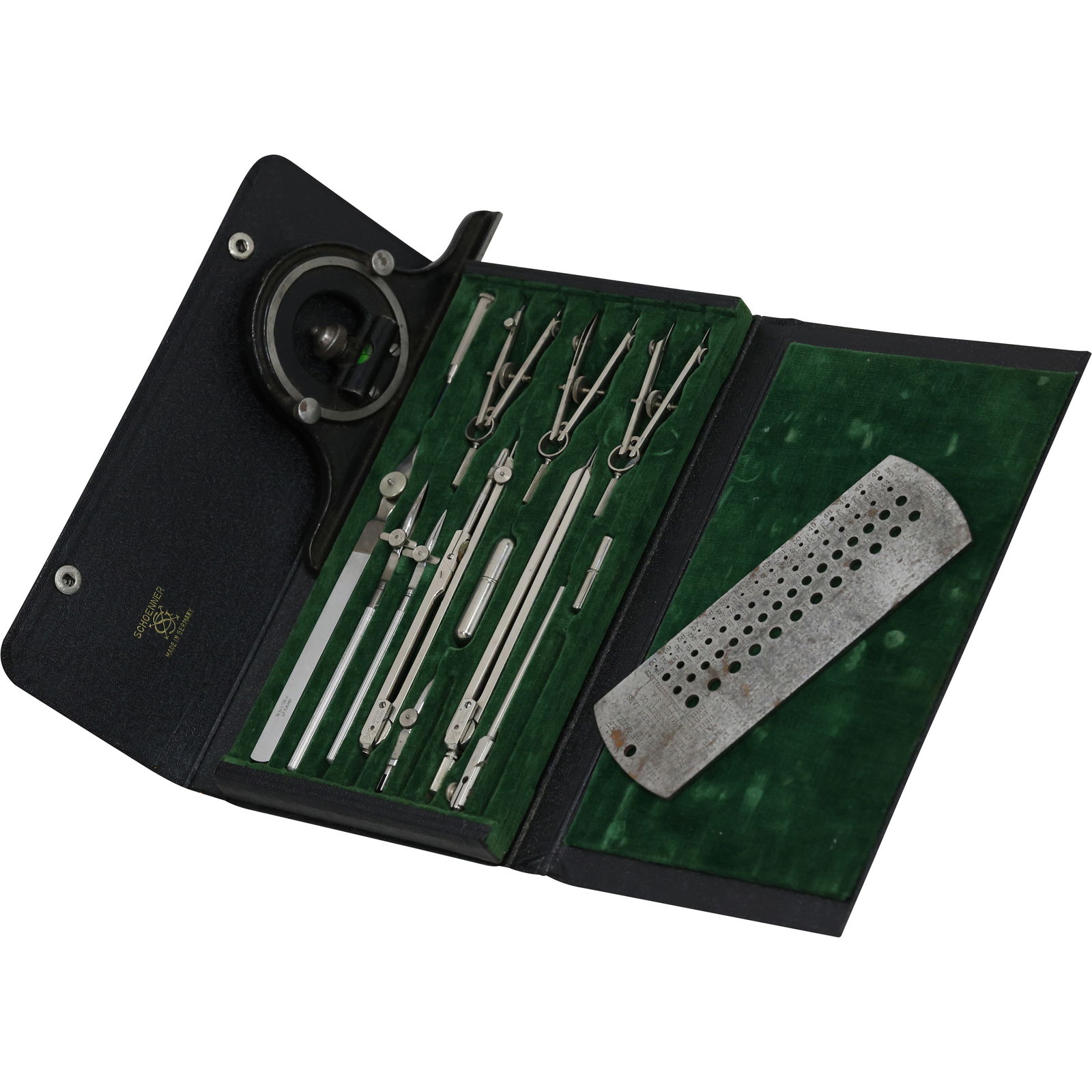 Schoenner Architects Drafting Tools Set, Made in Germany, in Folding Case (1 of 10)