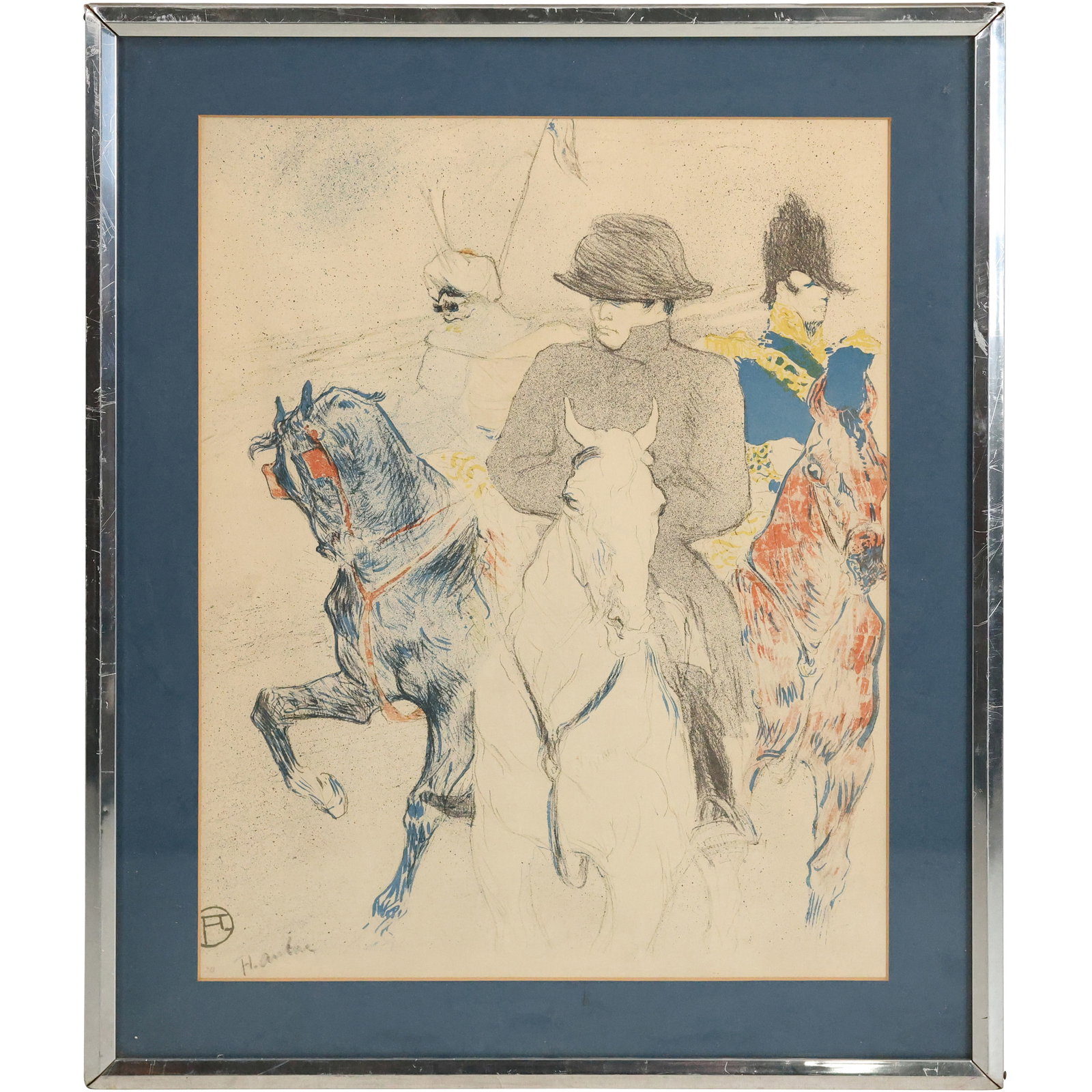 Napoleon, 1895 by Henri de Toulouse-Lautrec, Colored Lithograph, Signed in Plate, Framed (1 of 14)